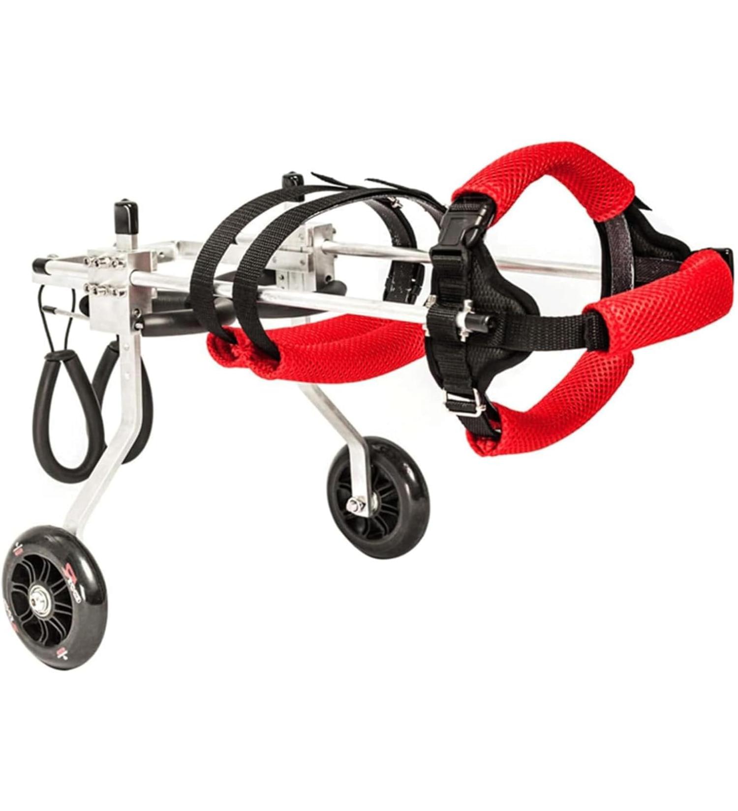 Dog Wheelchair Dog Wheelchair for Back Legs 2 Wheel Pet Wheelchair Rehabilitation Wheelchair Walk Tool Mobility Scooter Dog Wheelchair Portable XXXS - Buy Online on GoSupps.com
