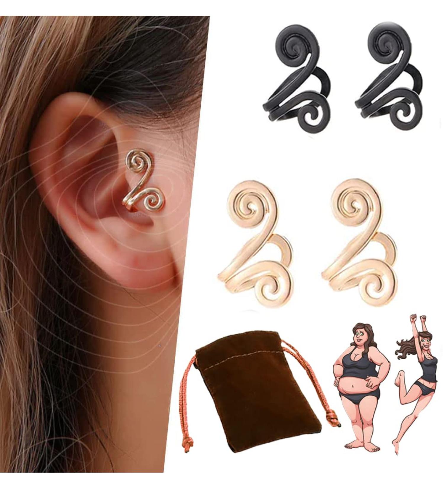 JIAWEIIY Acupressure Slimming Earrings Acupressure Earrings Kyana Lympha-Circurl Magnetic Ear Ornament Zunis Acupressure Magnetic Earrings for Weight Loss (C) - Buy Online on GoSupps.com