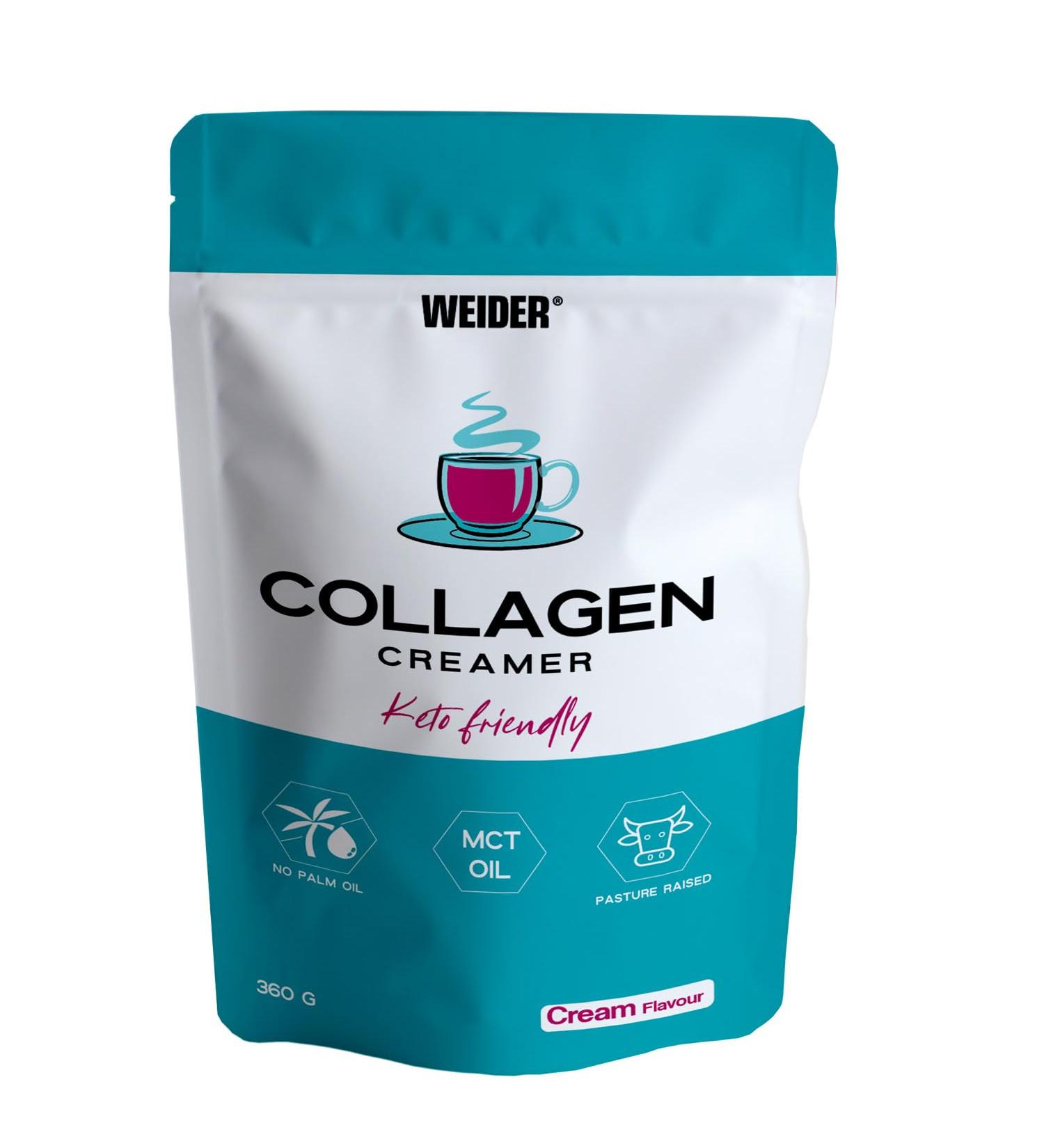 Weider Collagen Creamer (360g) Hydrolyzed Collagen & MCT (Coconut Oil) Powder for Bulletproof or Shake Creamy Coffee Weight Control Joint & Skin Care Keto Diets - Buy Online on GoSupps.com