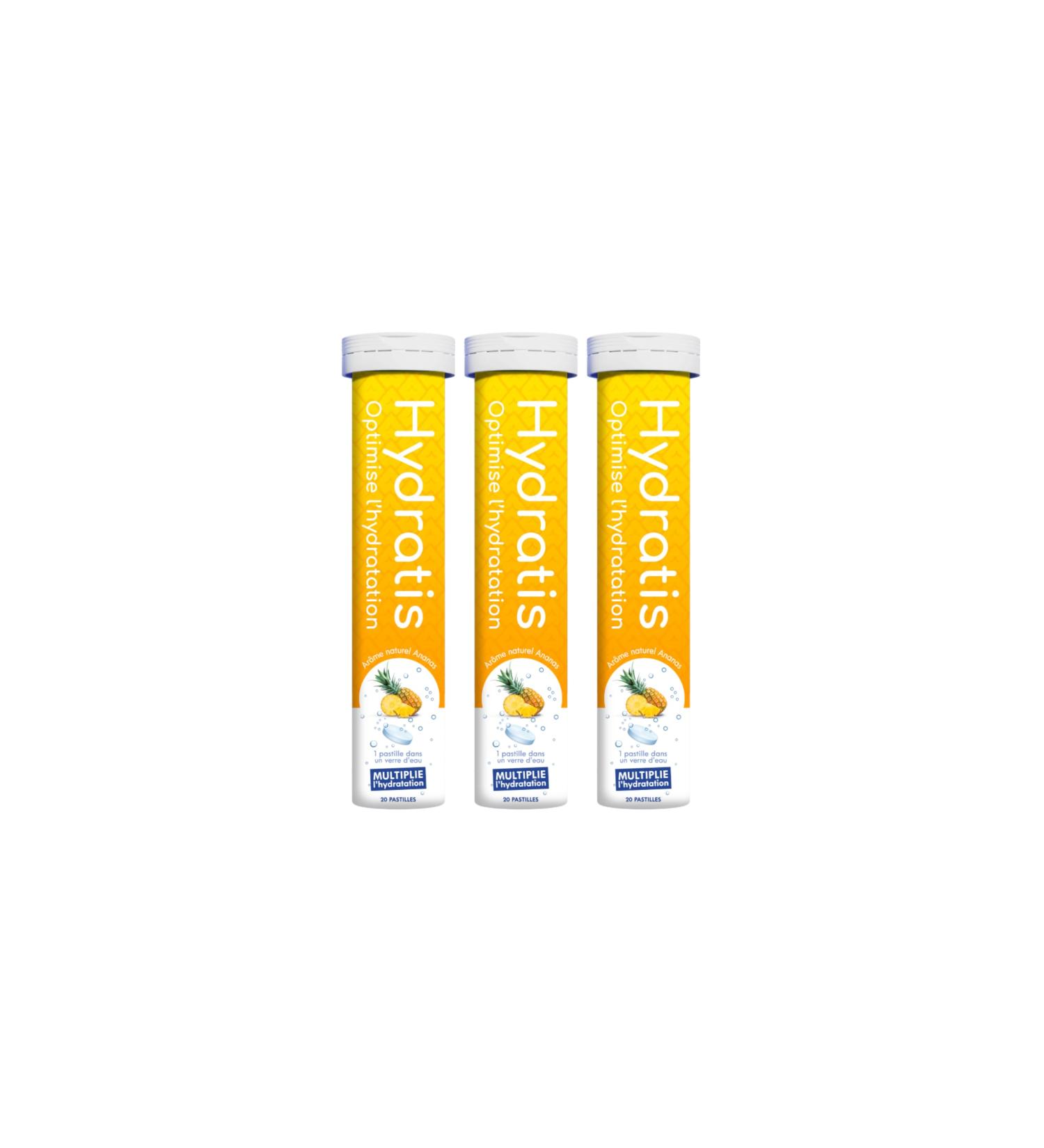 HYDRATIS - Pastilles Hydratation Electrolytes - Ananas - Am liore l'Hydratation et Favorise l' nergie - Formule Isotonique - Sport. R cup ration. Bien- tre (60 Pastilles) - Buy Online on GoSupps.com