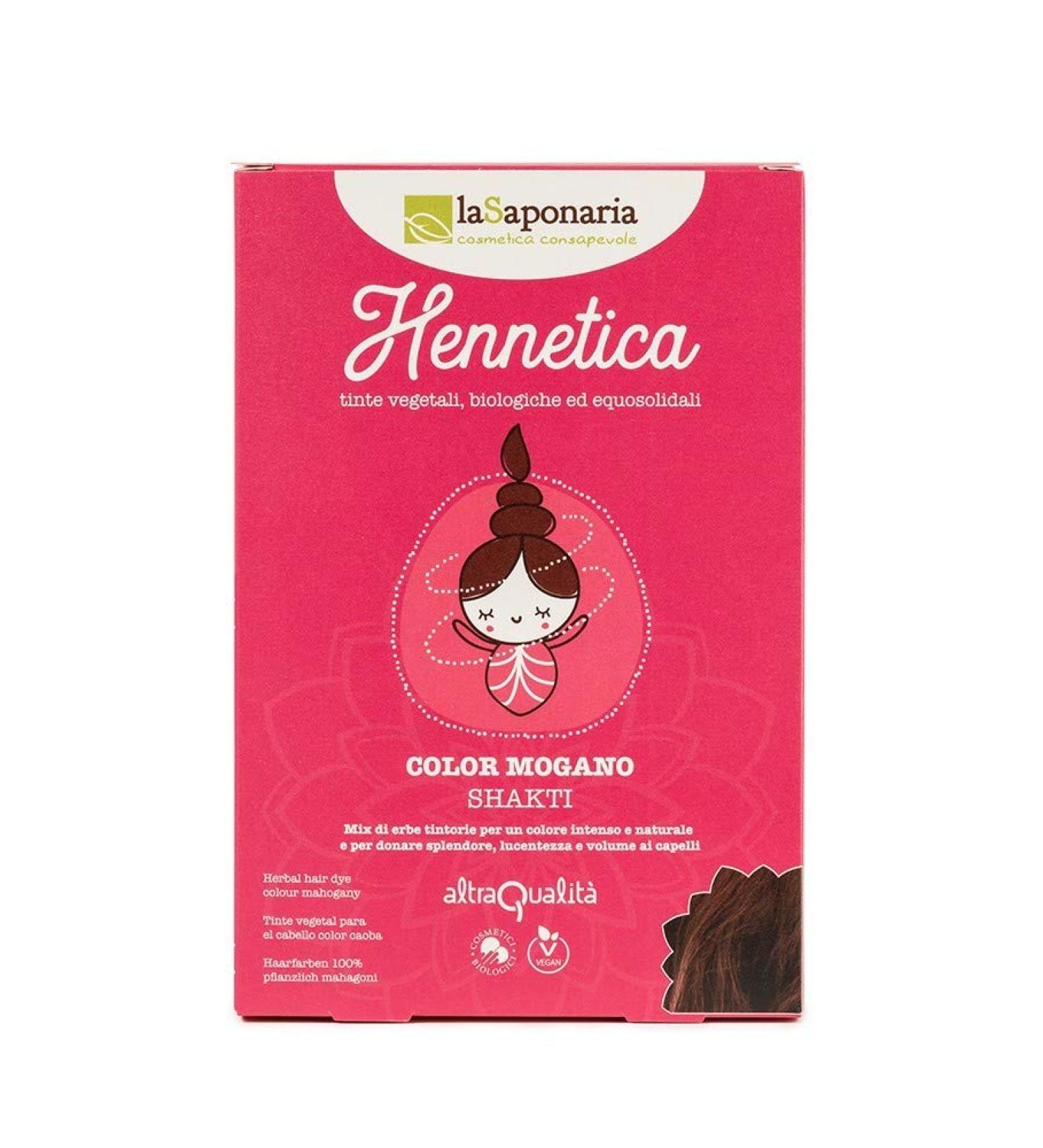 Plant the Saponaria Dyed Hair Mahogany Shakti 100 g - Buy Online on GoSupps.com