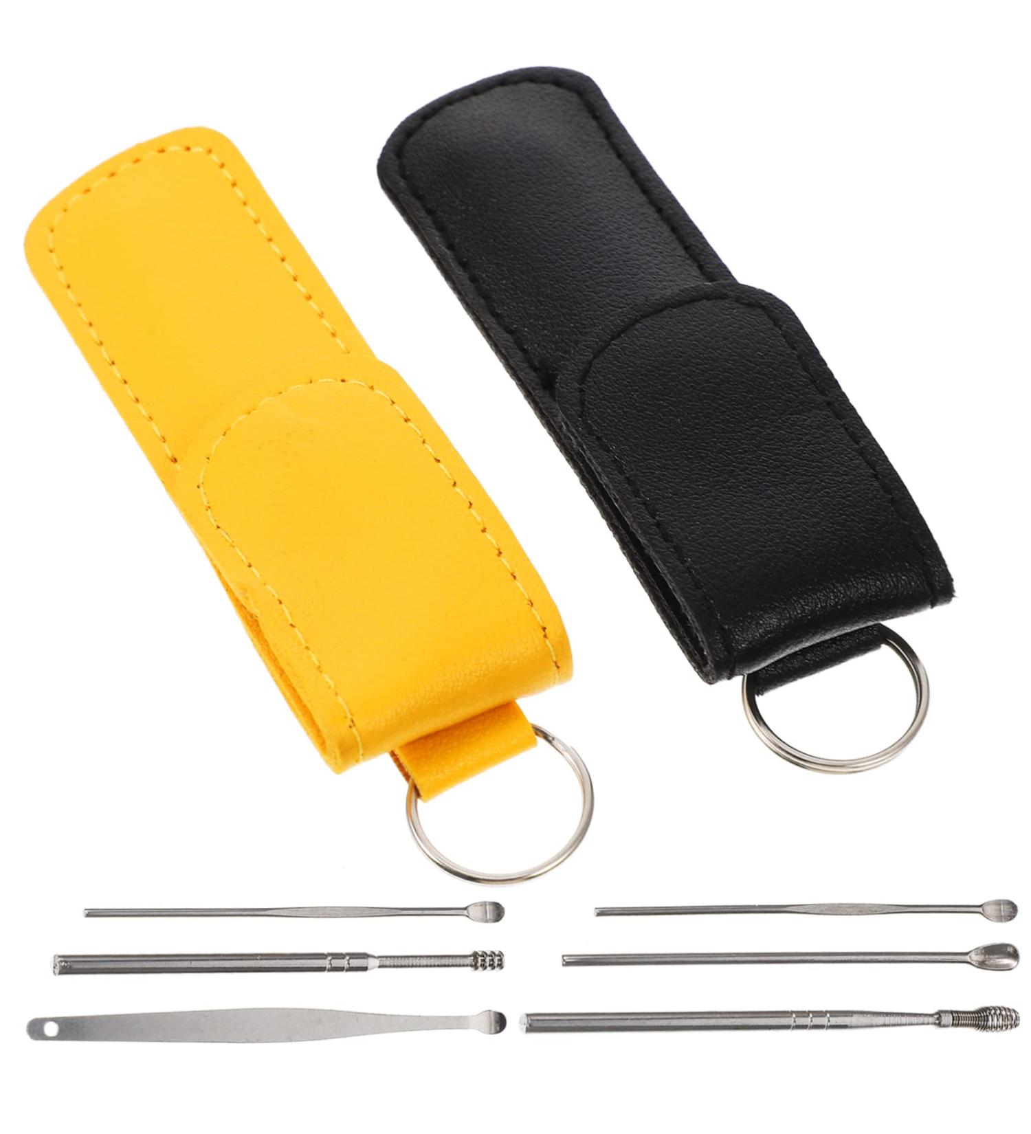 Hemoton Stainless Steel Ear Cleaner 4 Sets - Portable Ear Cleaning Tool for Household Wax Removal - Buy Online on GoSupps.com