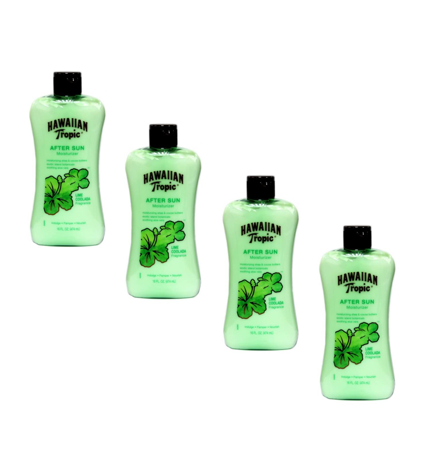Hawaiian Tropic After Sun Moisturizer Lime Coolada 16 oz - Soothing Hydration for Sun-Kissed Skin - Buy Online on GoSupps.com