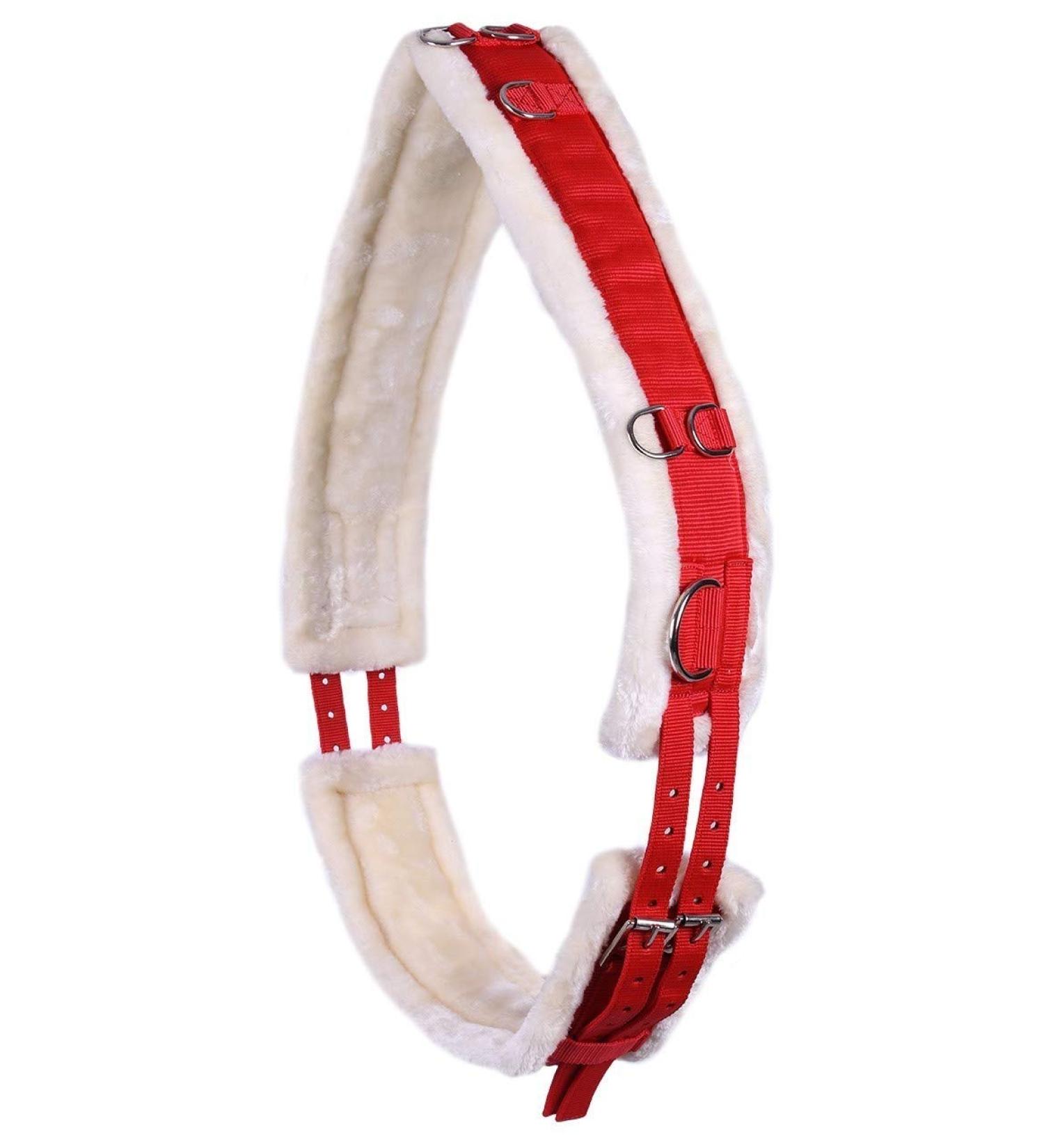 QHP Ontario Lunging Girth Size:VB Color:red VB red