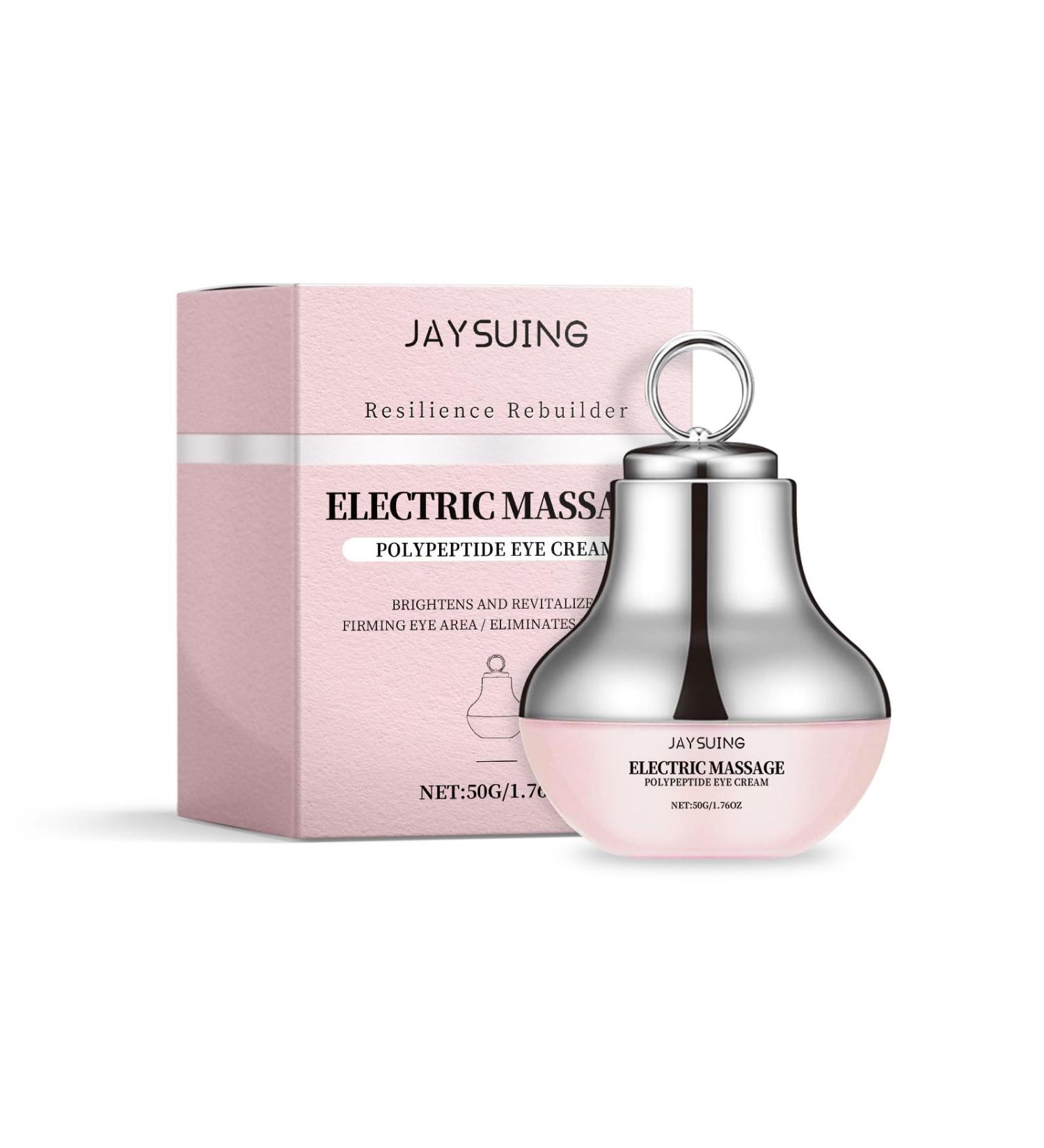 ARANYA Electric Massage Polypeptide Eye Cream Silver Pink 1.76oz With Smart Vibration Technology for Eye Fatigue Relief Lightweight Formula - Buy Online on GoSupps.com