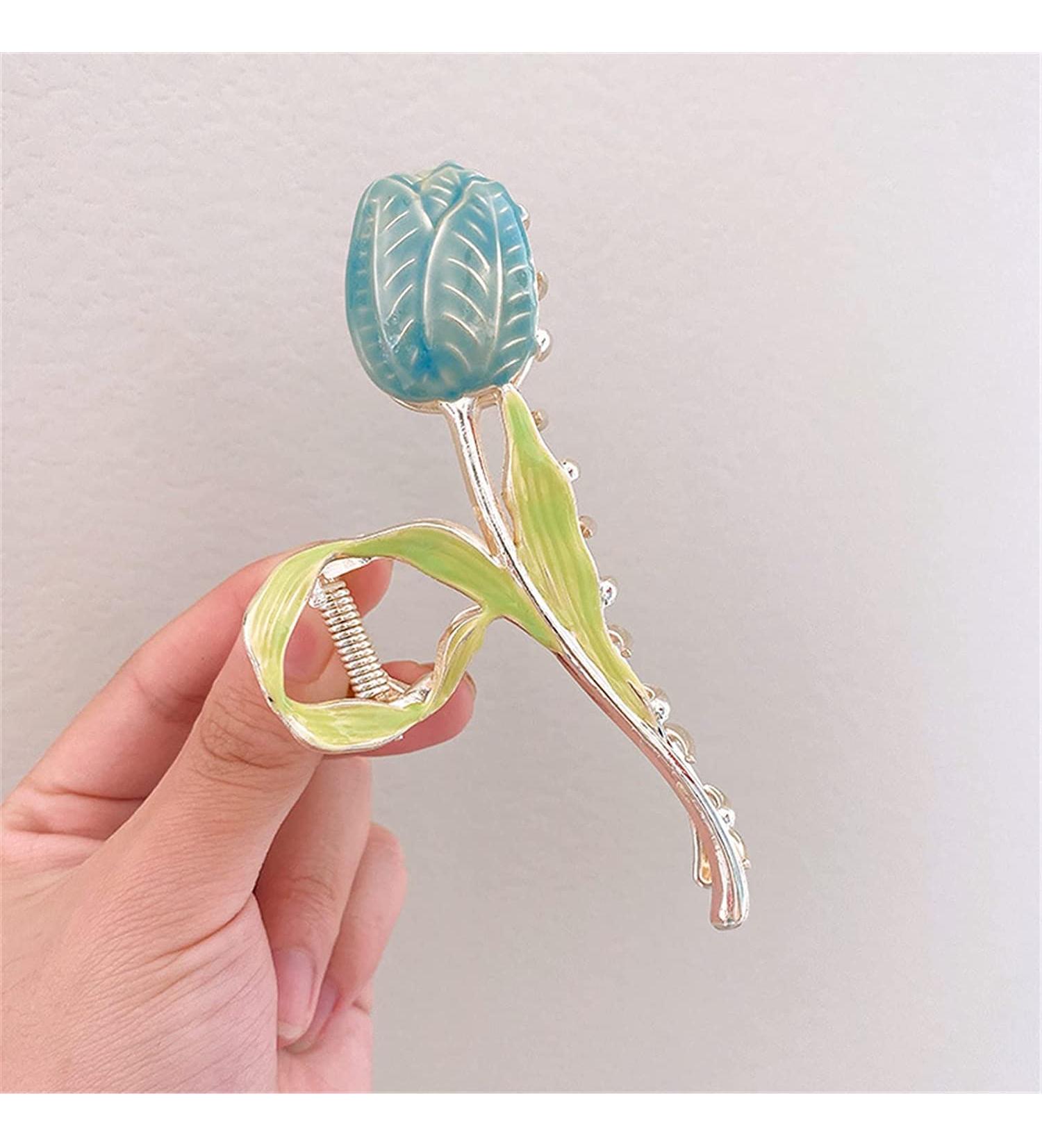 Hair Claw Clip Metal Hair Clips Women Hair Clips Hair Claw Korean Gold Metal Flowers Hairpin Large Elegant Shark Clip Barrette Headgear 4 (Color : 3) (Color : 4) (Color : 5) - Buy Online on GoSupps.com