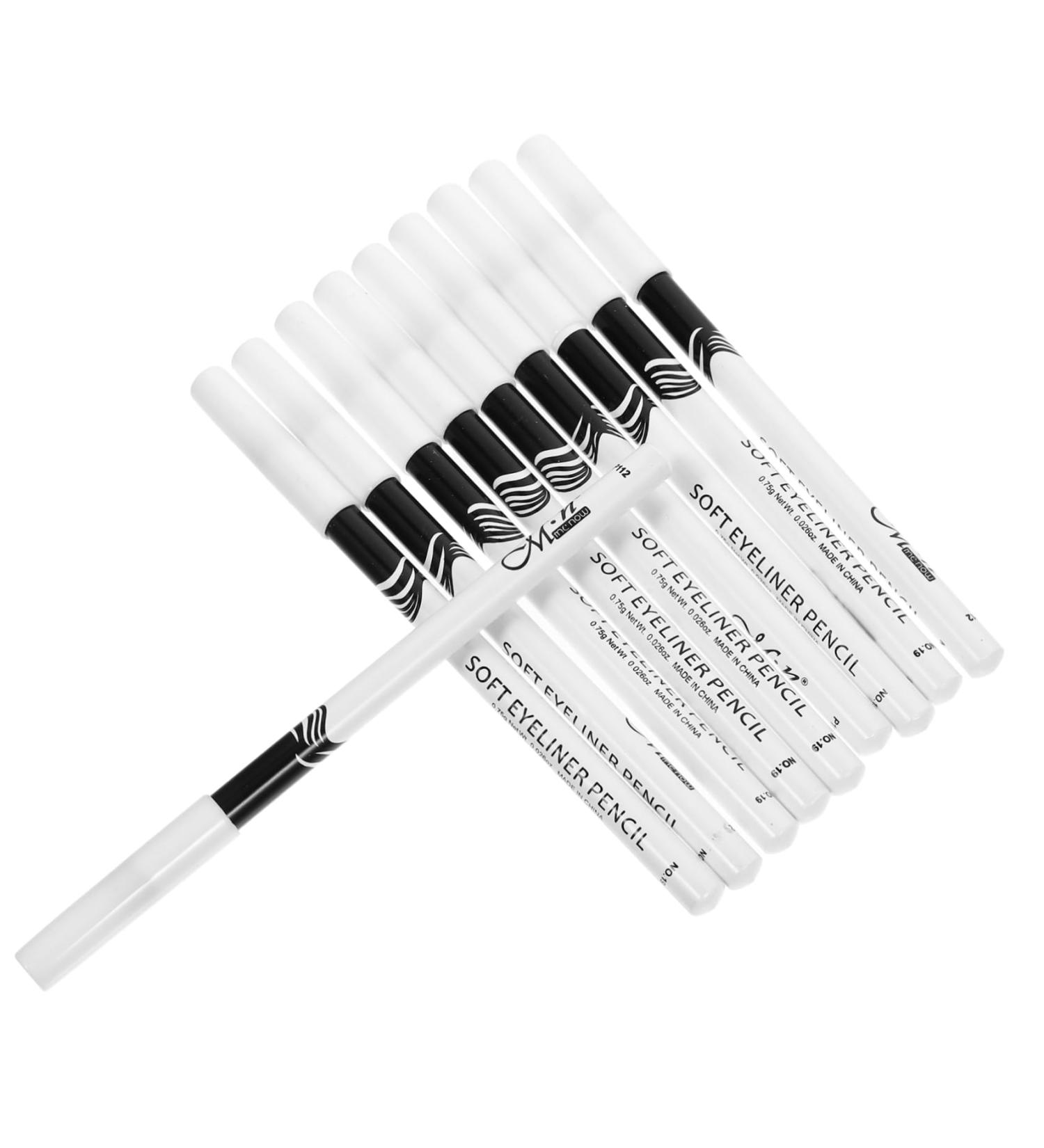 BIUDECO Eyes Cosmetic Tools 10pcs Lying Silkworm Eyeliner Highlighter Ladies Suits Eyeliner Pencils Pretty Miss Drawing Pencil - Buy Online on GoSupps.com