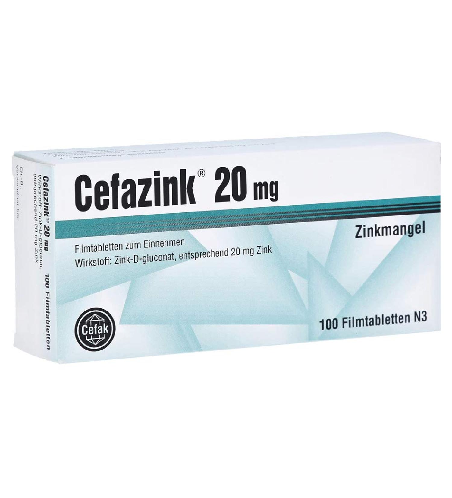 Cefazink 20 mg Film-Coated Tablets - 100 ST | Fast International Shipping - Buy Online on GoSupps.com