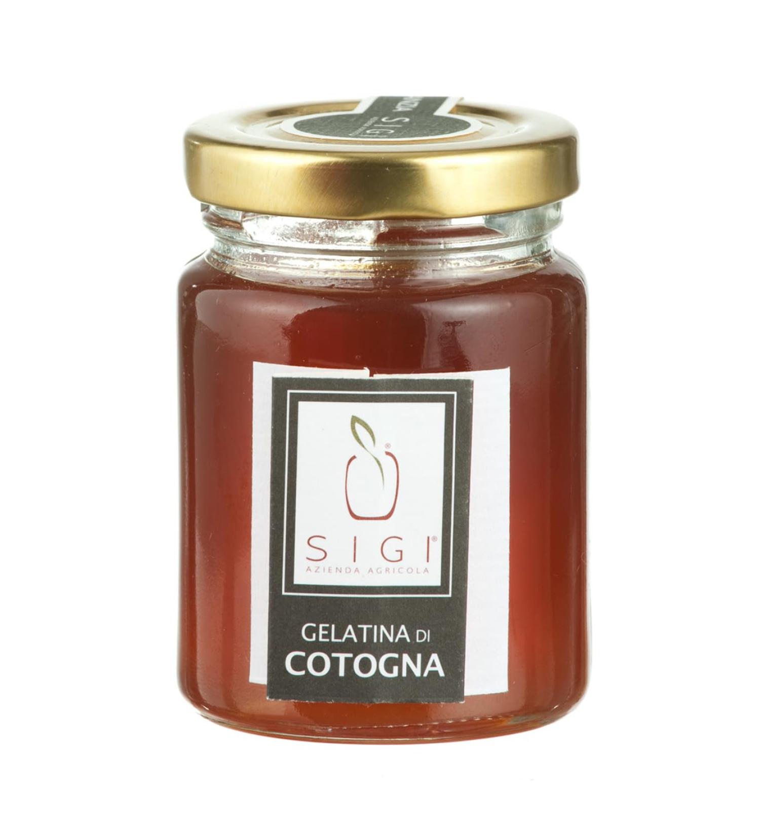 SIGI Azienda Agricola QUINCE Jelly | Free of Food Dyes Preservatives and Chemical Additives | 100% Artisanal and Natural | Handmade and Made in Italy | Jar 110gr. - Buy Online on GoSupps.com