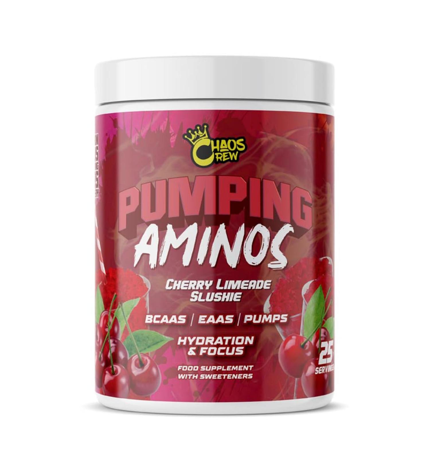 CHAOSCREW Chaos Crew Pumping Aminos 2.0 Strawberry Watermelon 325g