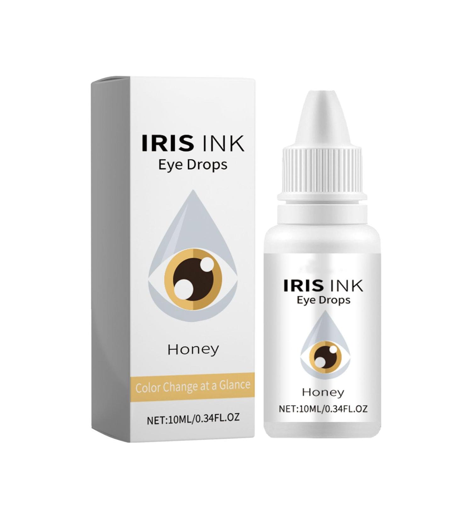 Fancy Drops Eye Color Changer - Irisink Pro Eye Drops for Transforming Your Eye Color (Honey) - Change Your Look Instantly - Buy Online on GoSupps.com