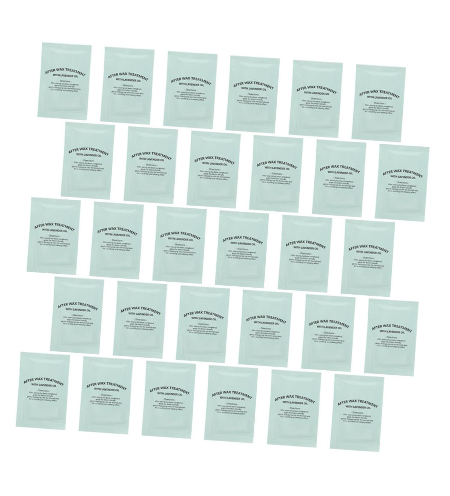 Baluue 30 pi ces Lingettes Post- pilation Douces Nettoyage Cire et Huiles Apaisantes Rougeurs Usage Maison et Salon Lingettes limination Cire Visage - Buy Online on GoSupps.com