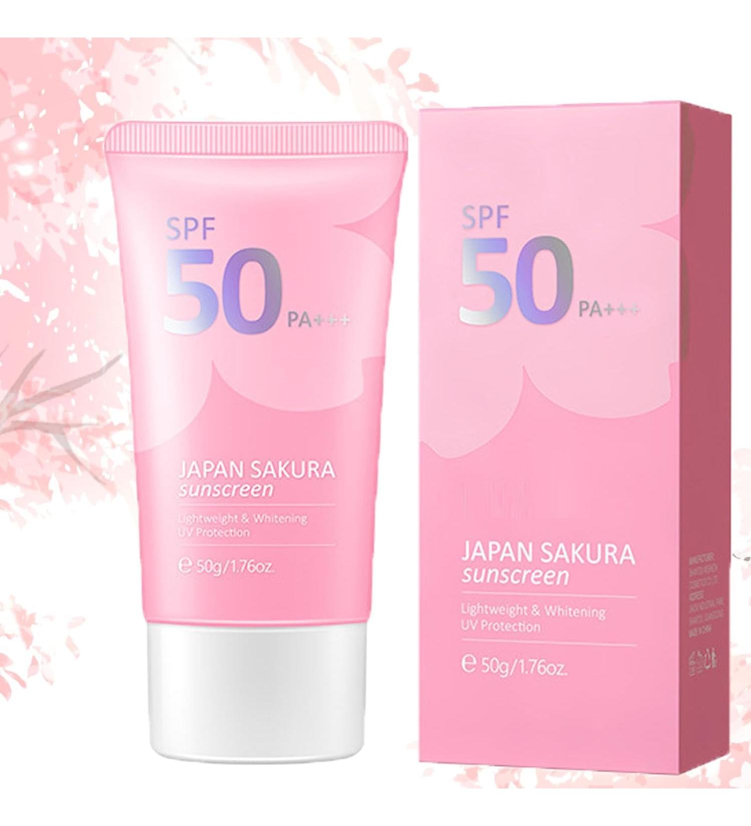 EXQST Japanese Sakura Sunscreen Cream SPF 50+ Pa+++ Skin Sunscreen Suitable for All Skin Types - Buy Online on GoSupps.com