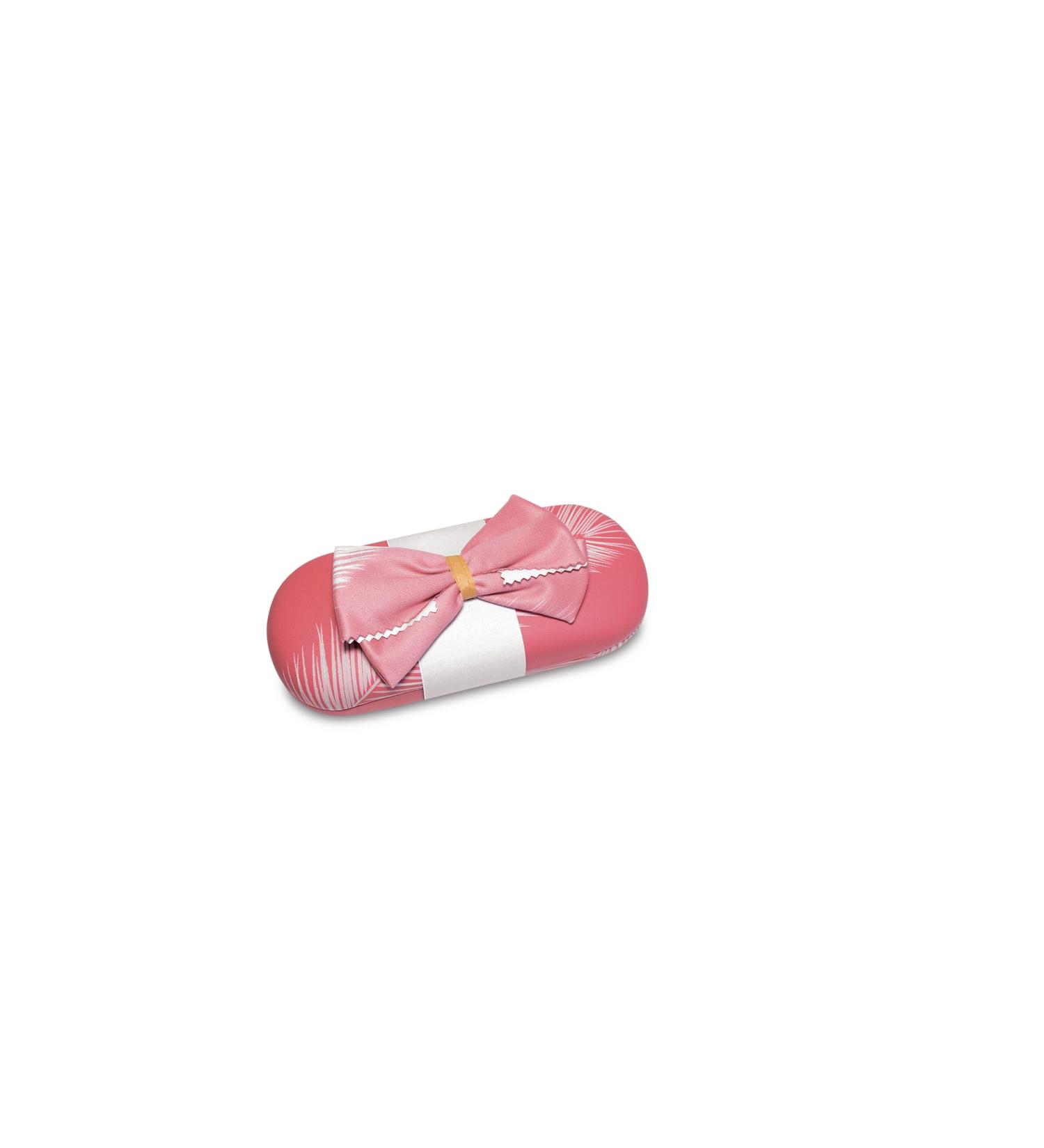 Robust hard case made of synthetic leather with photo print with motif - Feather Rose