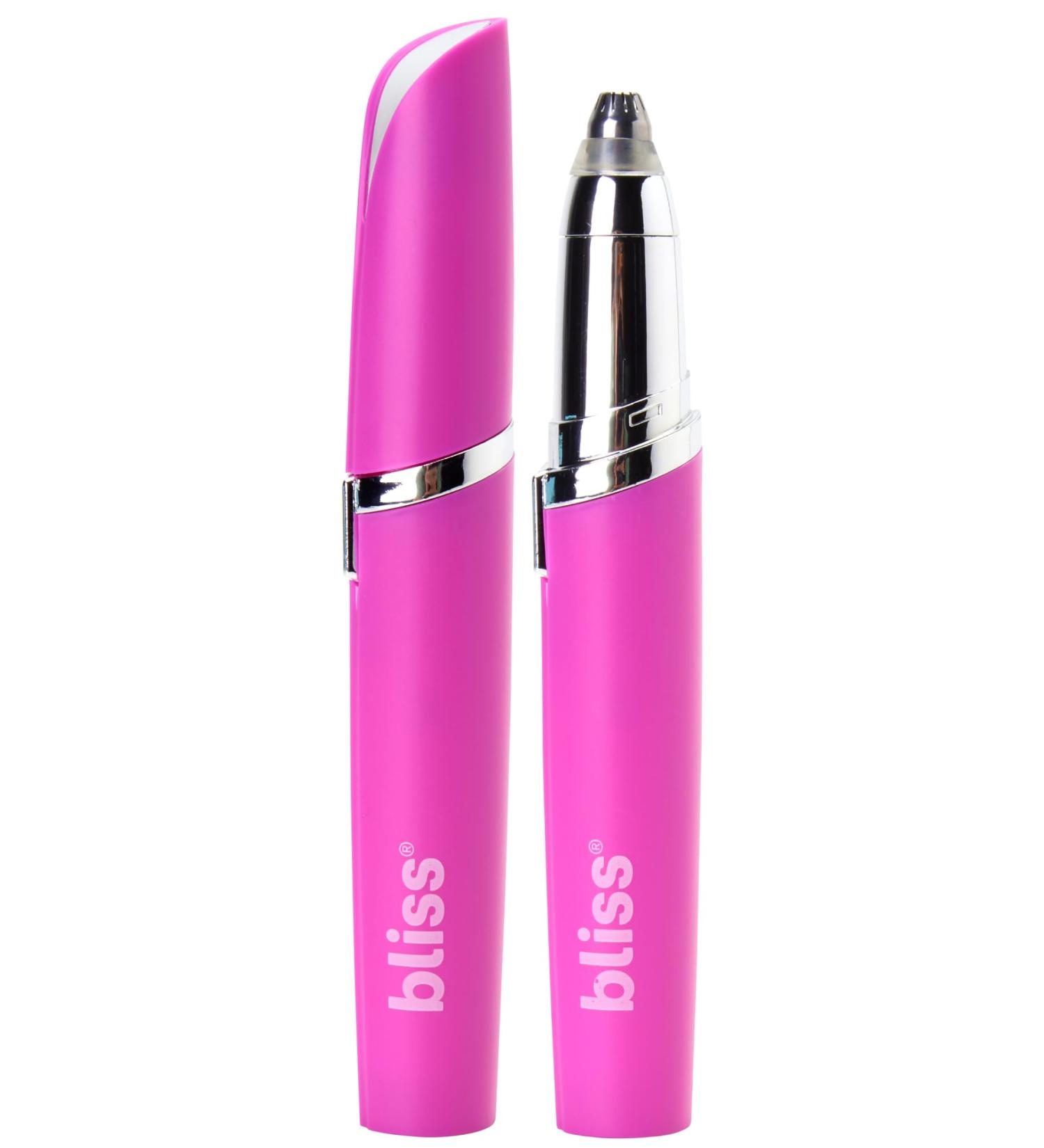 Bliss Women's Eyebrow Trimmer - Portable Precision Hair Removal Device & Razor in Pink - Ideal for Flawless Brows Worldwide - Buy Online on GoSupps.com
