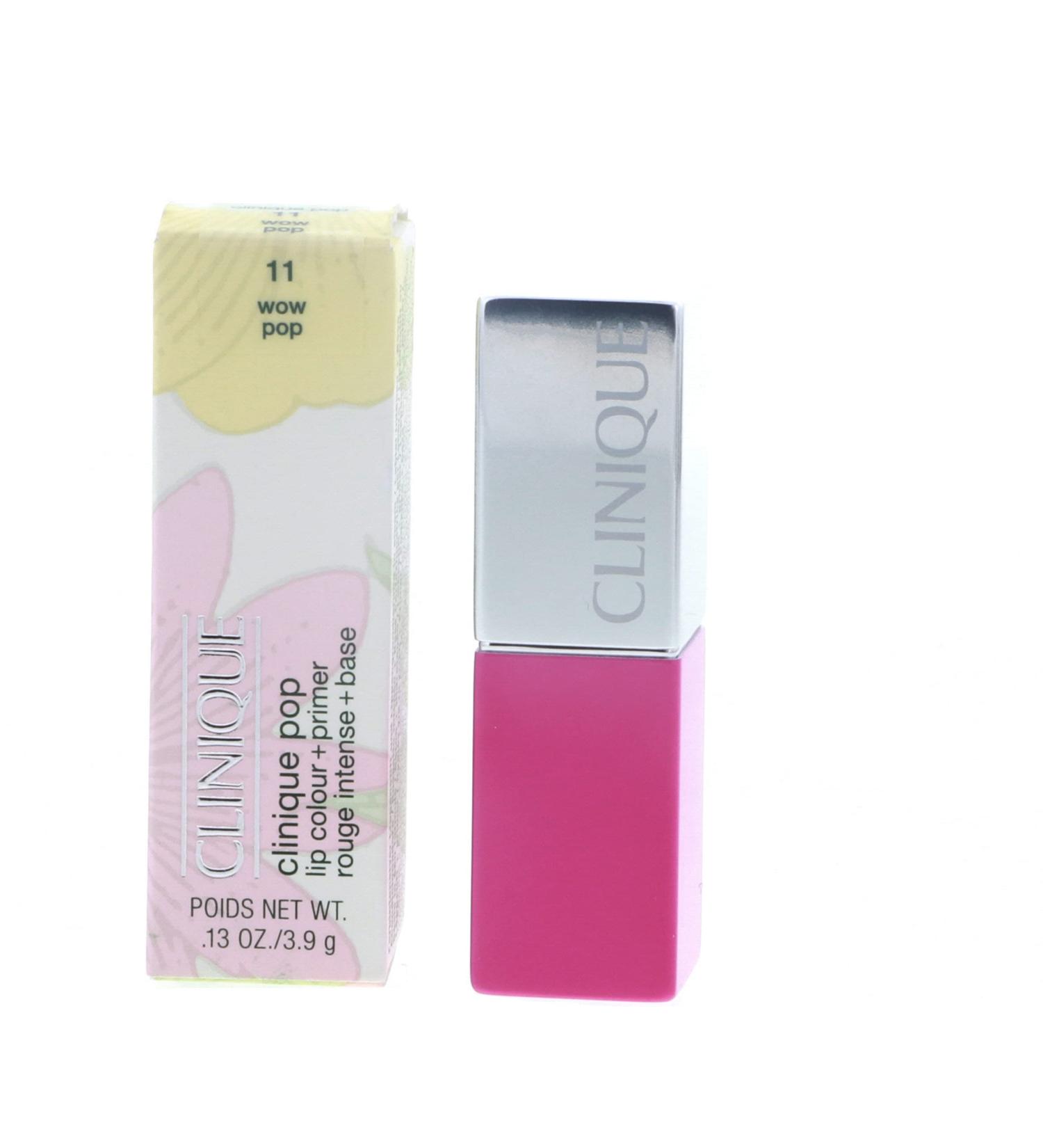 Clinique Pop Lip Colour + Primer - Wow Pop | Long-lasting Lipstick with Built-In Primer - Buy Online on GoSupps.com