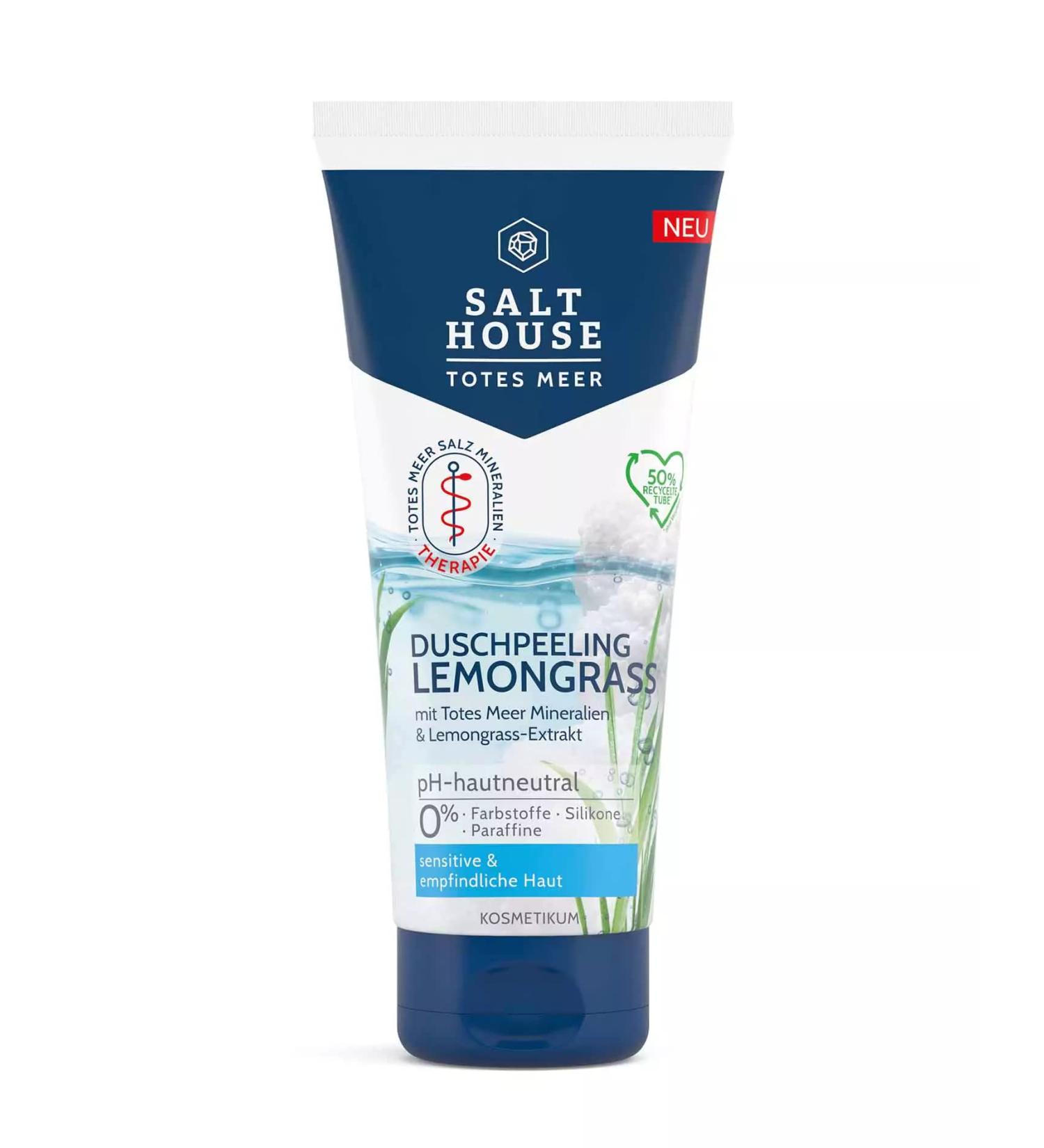 Salthouse Dead Sea Peeling Shower Lemongrass