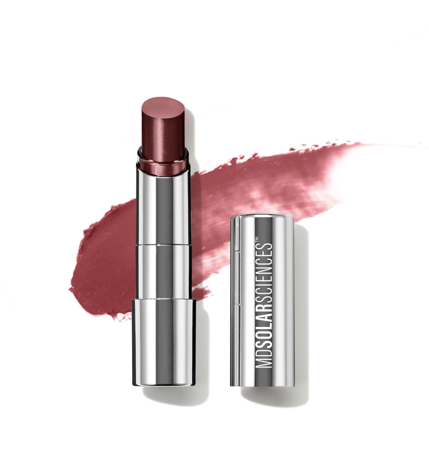 MDSolarscapes Hydrating Sheer Lip Balm SPF 30 - Natural Vegan Lip Moisturizer for Sun Defense - Chemical Free Creamy & Smoothing Balm in Spice - Buy Online on GoSupps.com