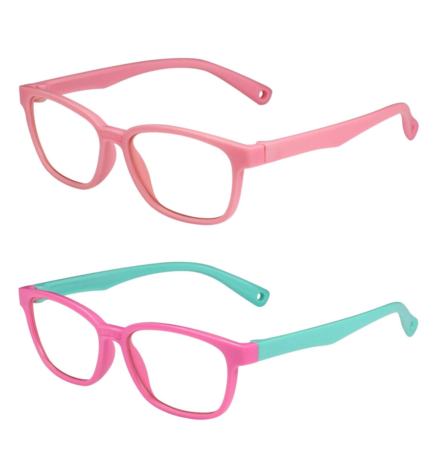 Aroncent 2PCS Kids Blue Light Glasses - Anti-Blue Light Filter Frames for Boys & Girls - Buy Online on GoSupps.com