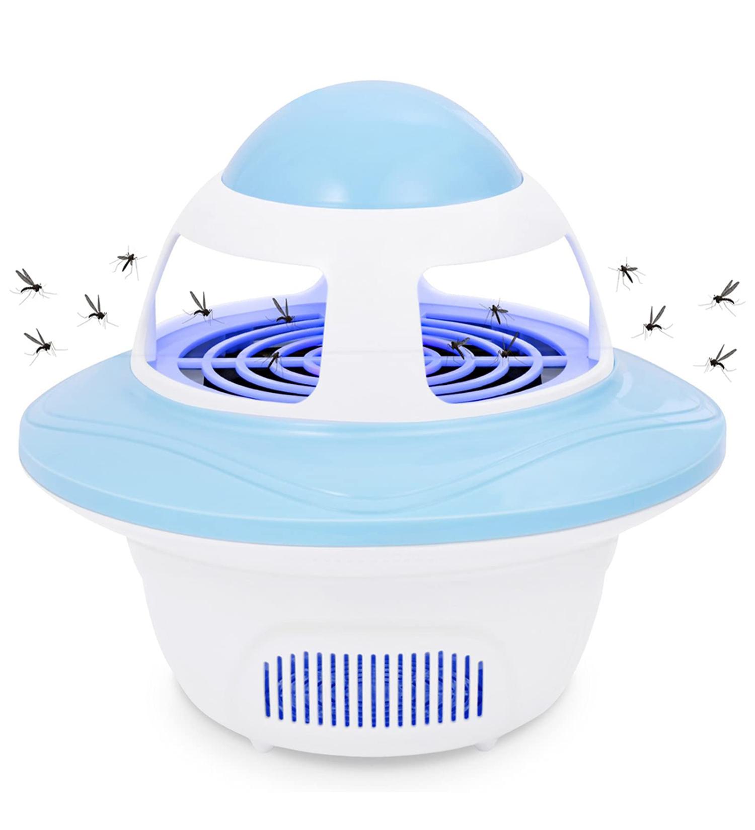 New Indoor Mosquito Killer Small Insect Trap Bug Zapper Bedroom Flying Bugs Trap Safety for Babies and Pregnant Women Blue - Buy Online on GoSupps.com