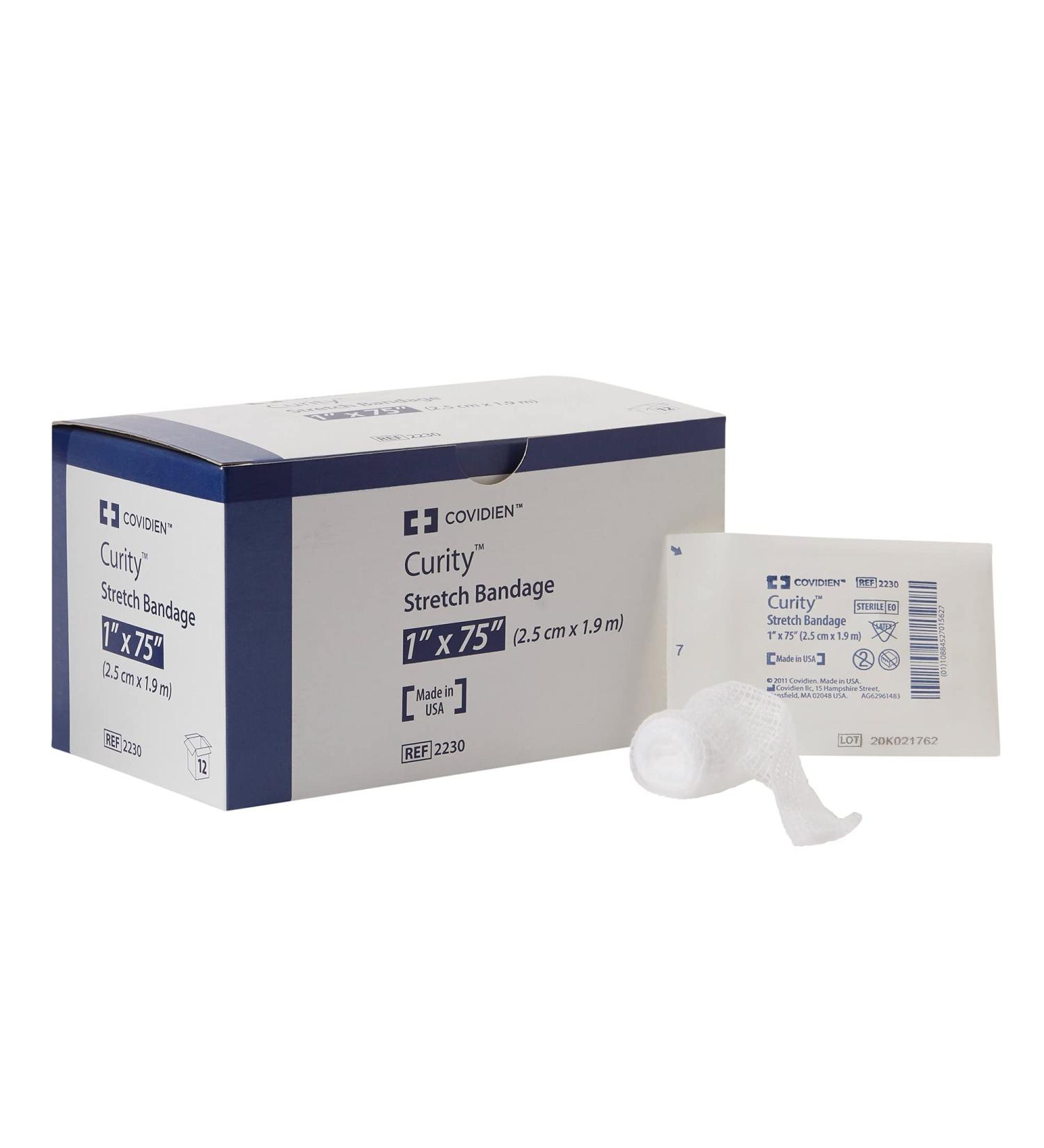 Buy Curity Stretch Bandages Sterile - 1" x 75" 12 Each - International Shipping Available - Buy Online on GoSupps.com
