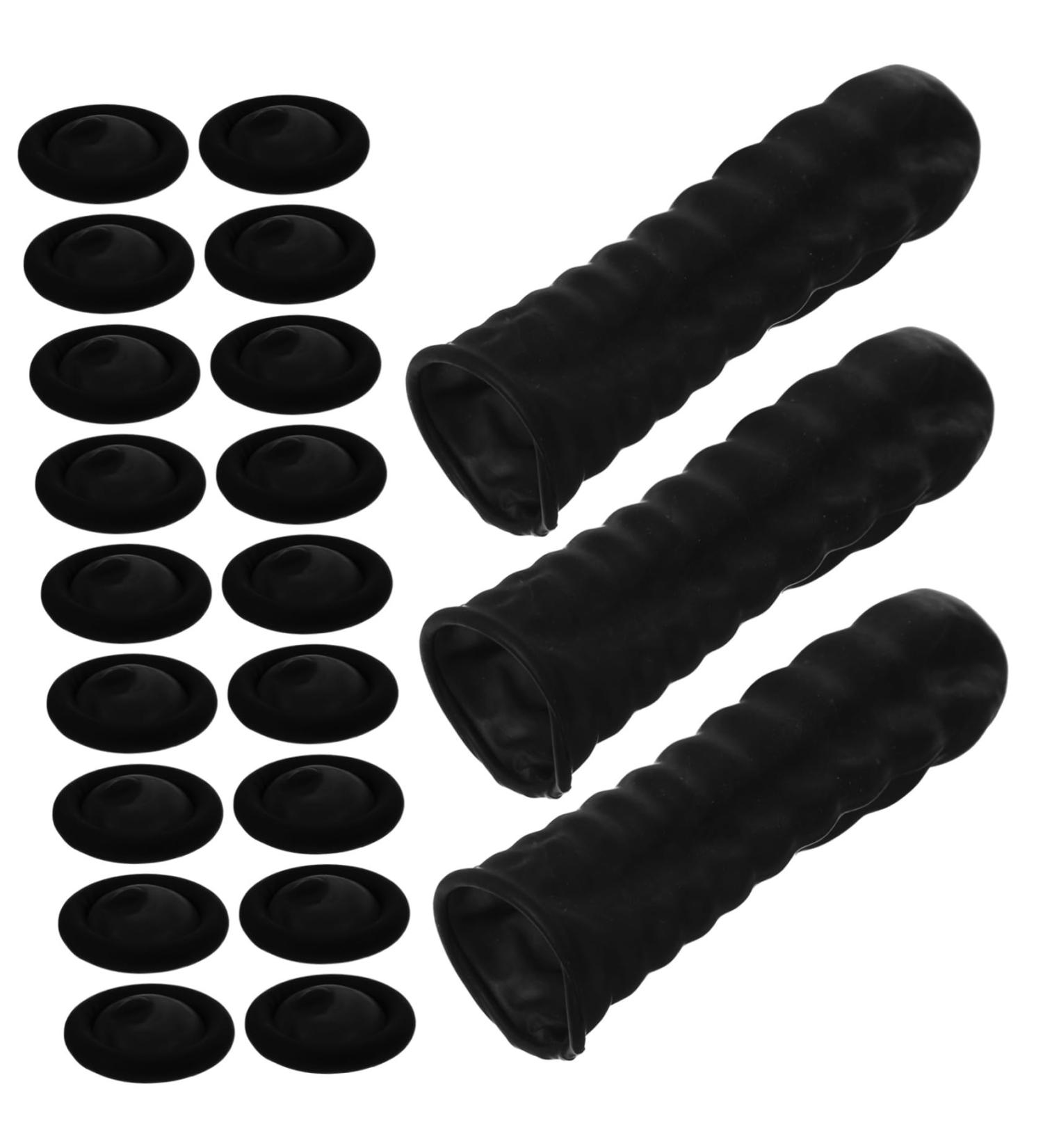 Homoyoyo 100pcs Nitrile Anti-Static Finger Cots - White Thumb Protection Tools (6.5X2.5cm) - International Shipping Available - Buy Online on GoSupps.com