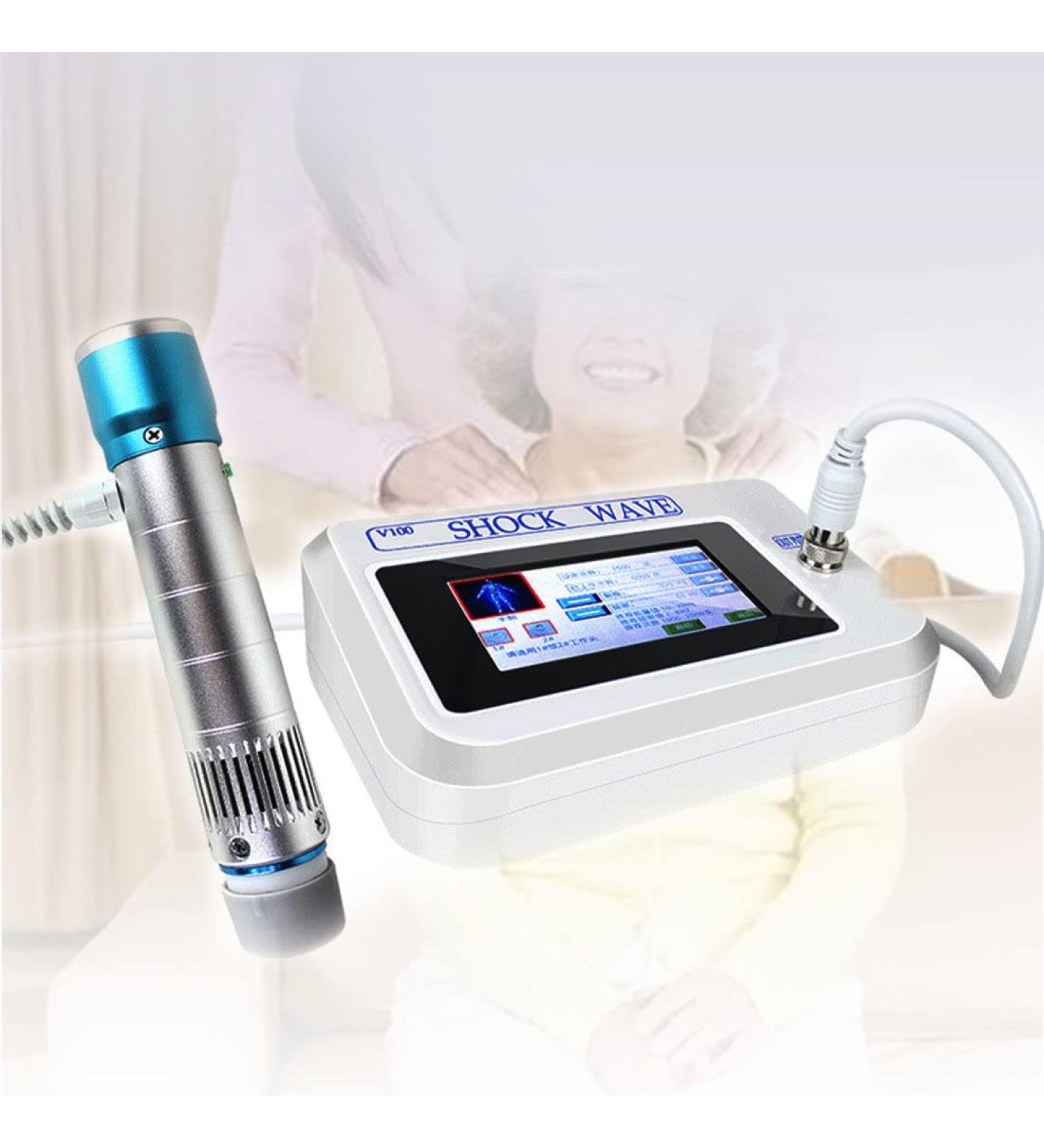 Shock Wave Therapy Device - Professional Muscle Pain Relief & ED Treatment | Deep Tissue Massage Physiotherapy Instrument - Buy Online on GoSupps.com