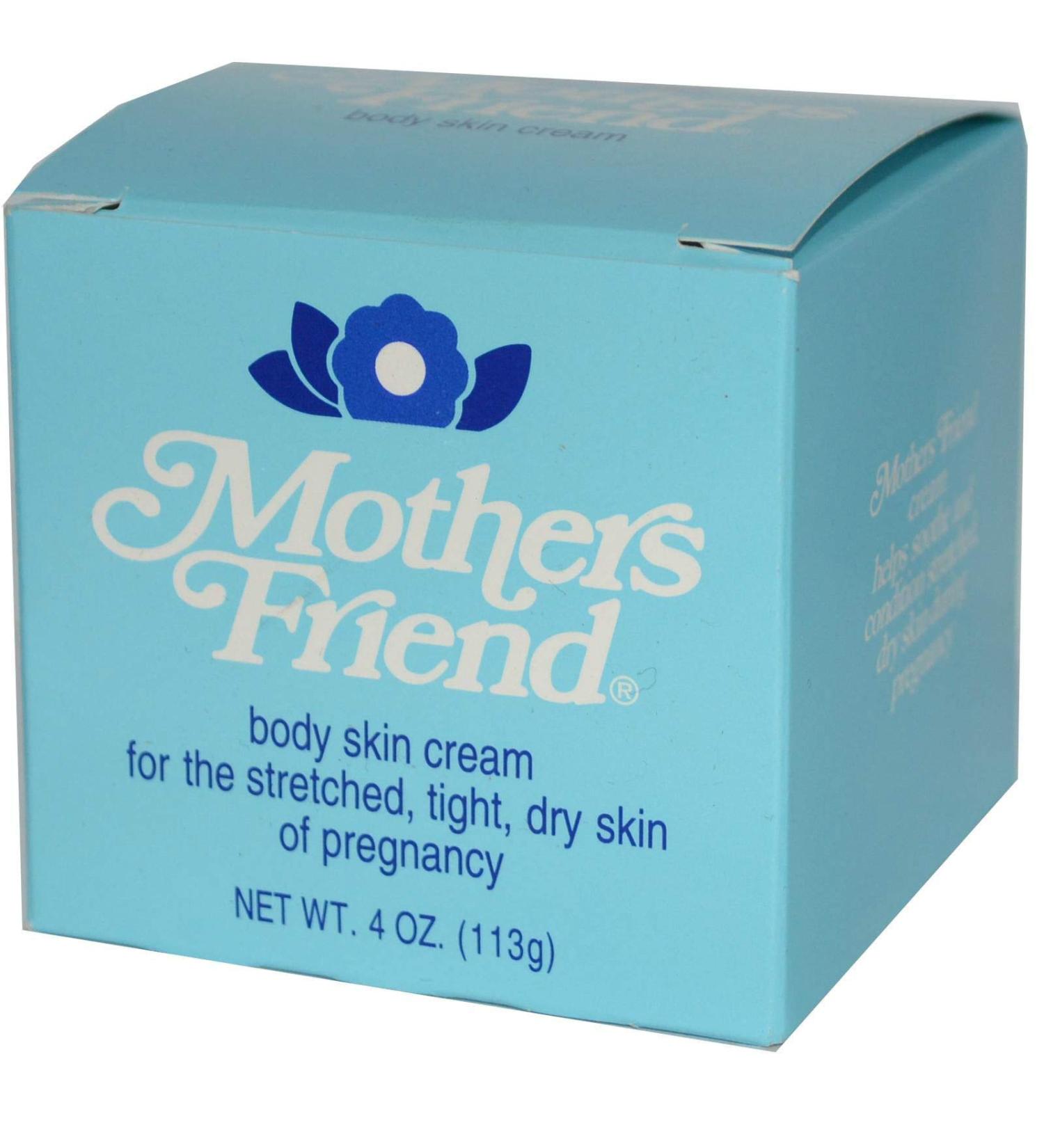 Mothers Friend Body Skin Cream For The Stretched Tight Dry Skin Of Pregnancy 4 OZ (Pack of 2)