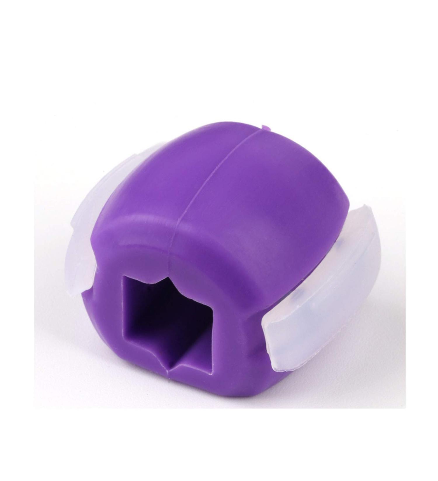 Jaw Exerciser Face and Neck Exerciser Double Chin Reducer Eliminator for Jaw Exercise Ball to Face Lift Chisel Chin Slimming & Neck Muscle Helps Reduce Stress and Cravings Purple