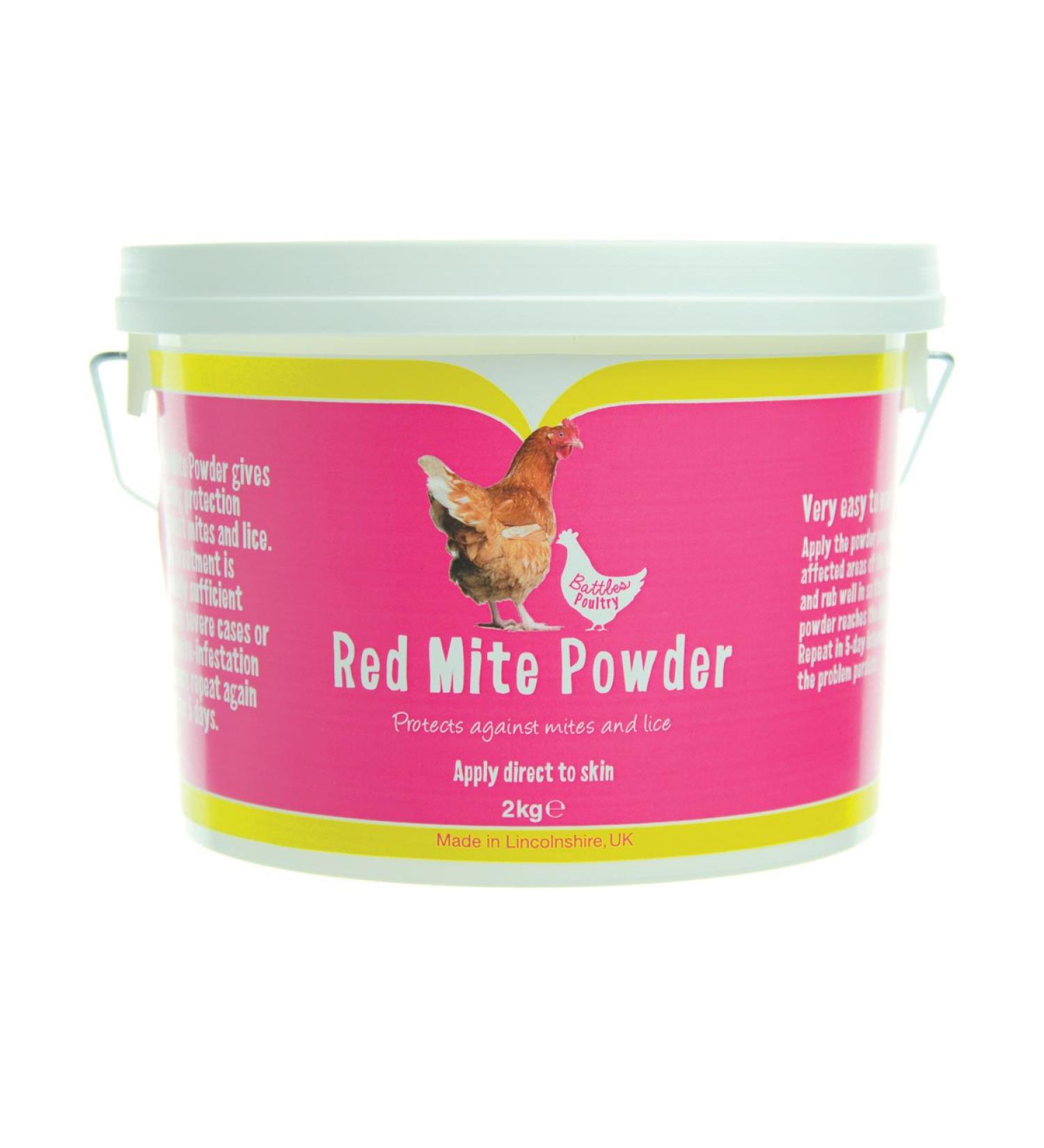 Battles Poultry Red Mite Powder - 2kg Tub