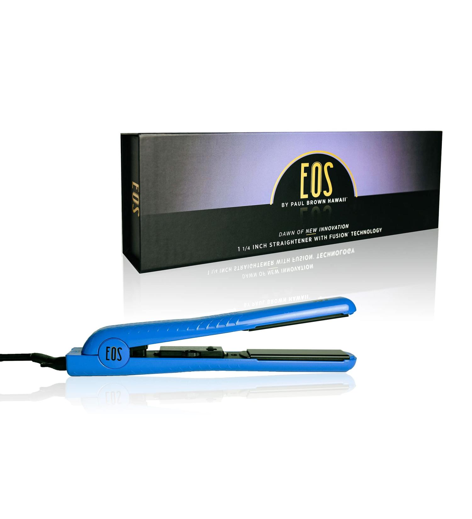 Paul Brown Hawaii Flat Iron - 1.25-inch EOS Blue for Silky Smooth Professional Styles | International Shipping Available - Buy Online on GoSupps.com