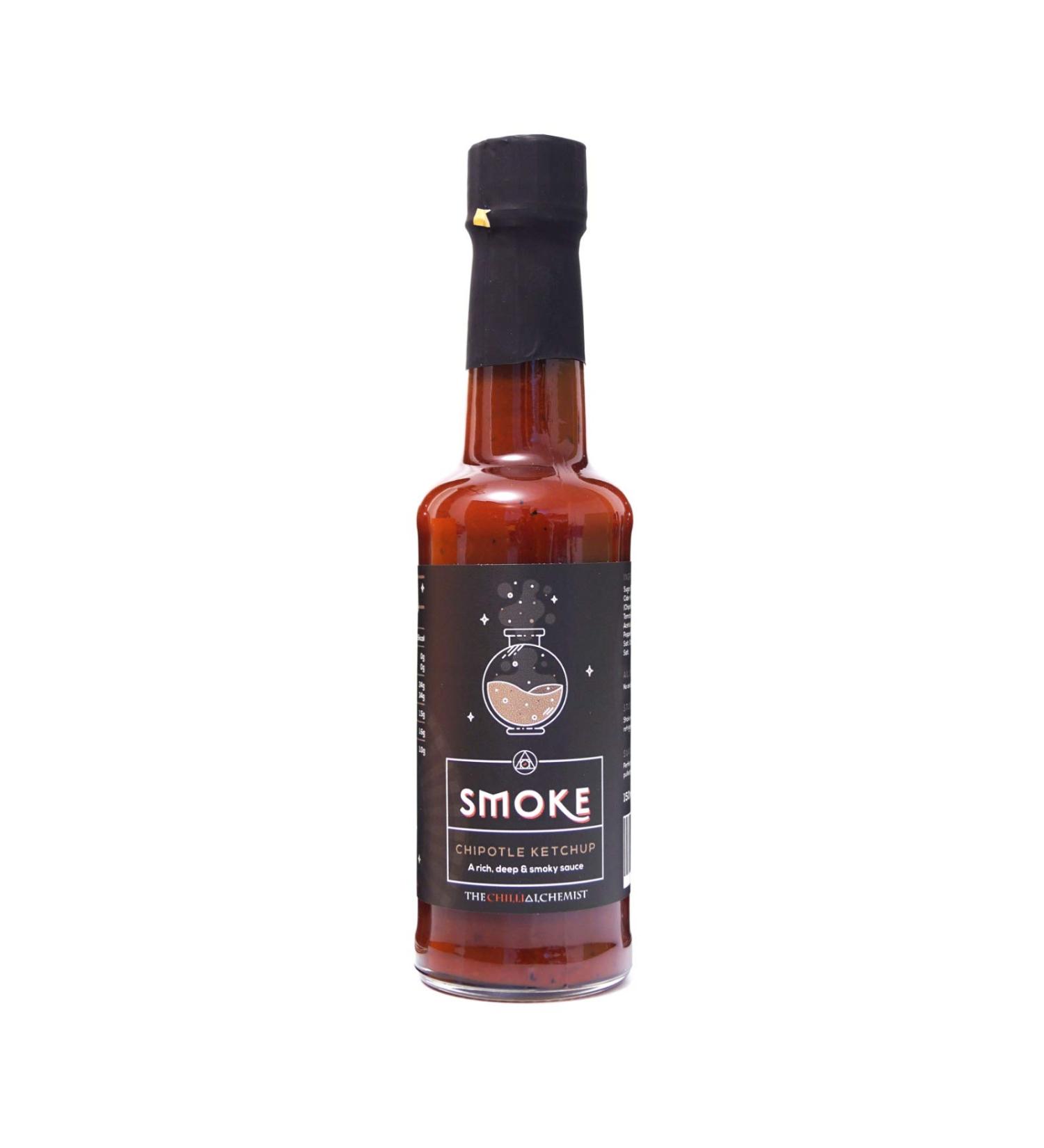 The Chilli Alchemist Chilli Alchemist Smoke Chipotle Ketchup 150 ml - Buy Online on GoSupps.com