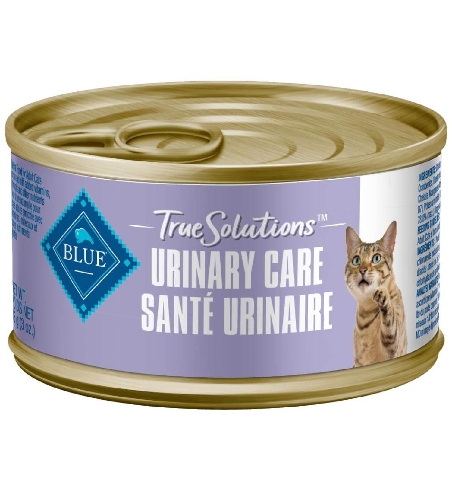 Blue Buffalo True Solutions Natural Adult Wet Cat Food Urinary Care 85g cans (Pack of 24) Urinary Care Wet Cat Food - Sm Size - Buy Online on GoSupps.com