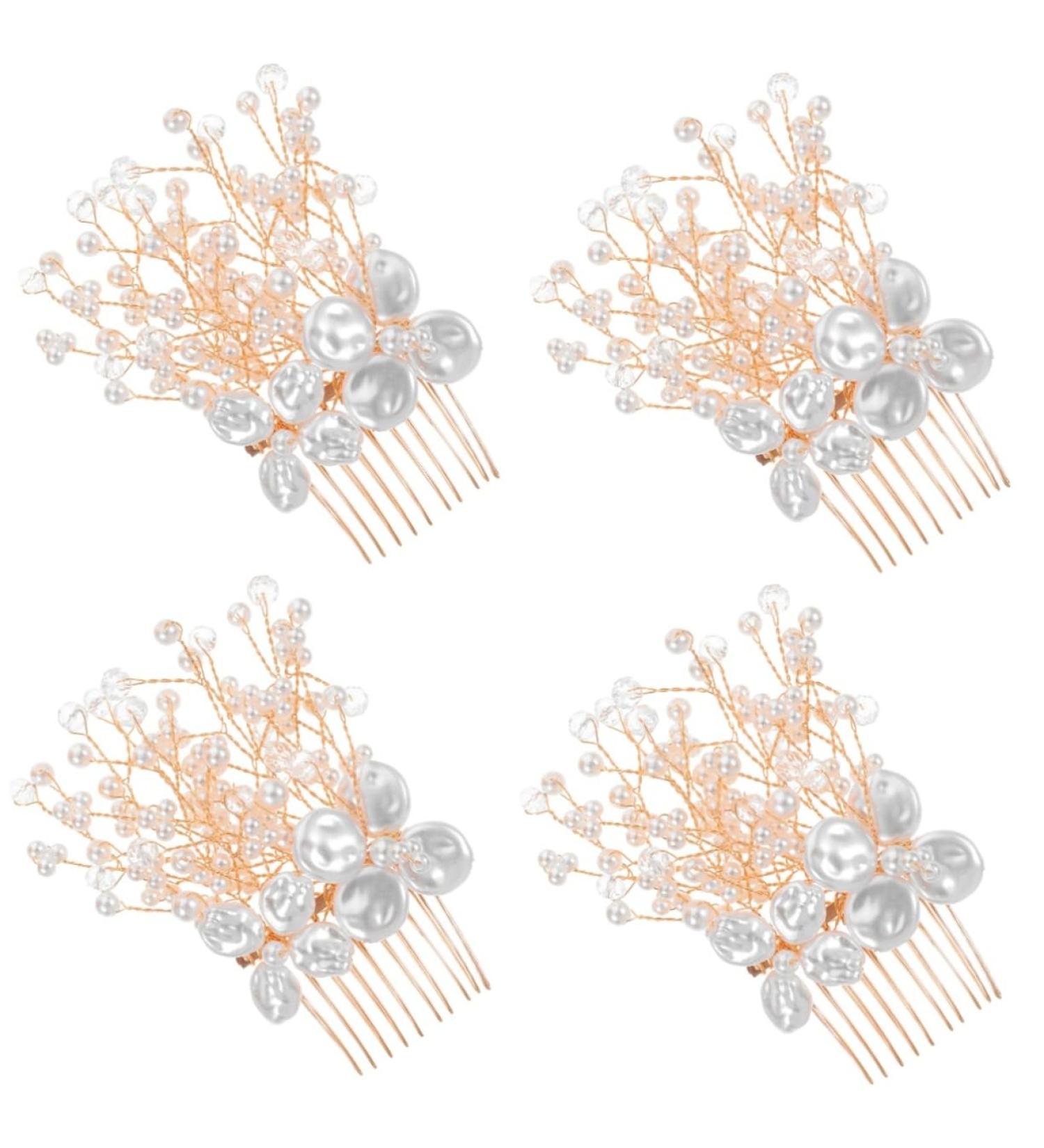 FRCOLOR Rhinestone Headpiece Wedding Hair Side Comb - Buy Online on GoSupps.com