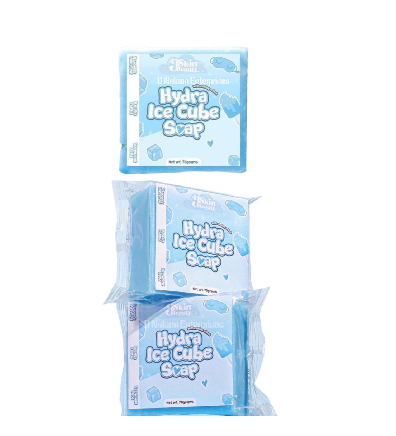 J Skin Beauty HYDRA ICE CUBE Soap - 3 Bars (70g Each) | Nourishing Moisturizing & Refreshing - International Shipping Available - Buy Online on GoSupps.com
