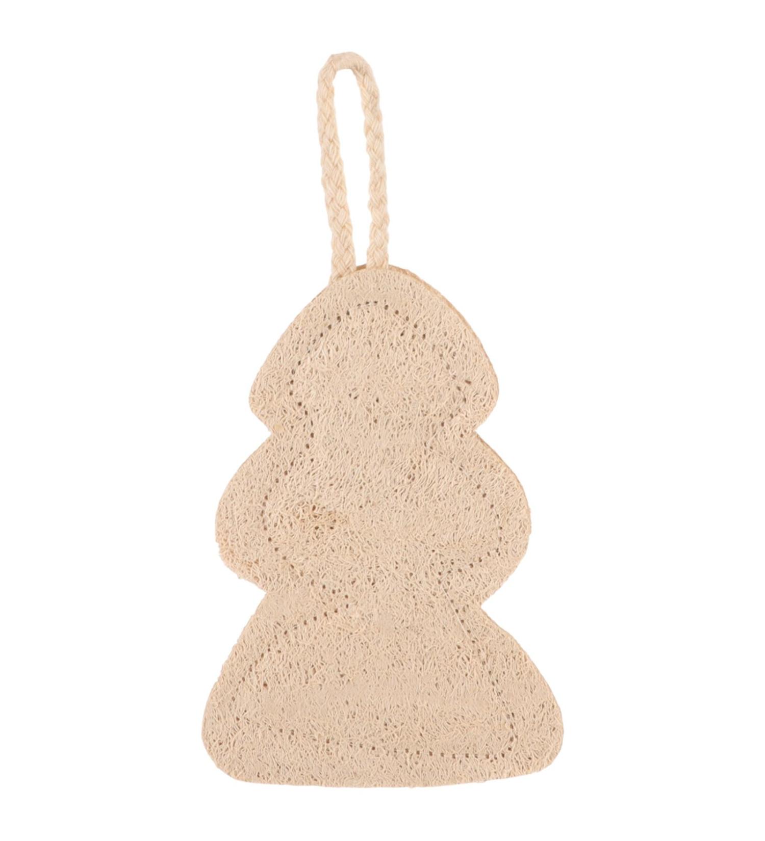 Buy NOLITOY Natural Loofah Exfoliating Sponge - Christmas Tree Shape Bath & Shower Scrubber for Exfoliation & Massage - International Shipping Available - Buy Online on GoSupps.com