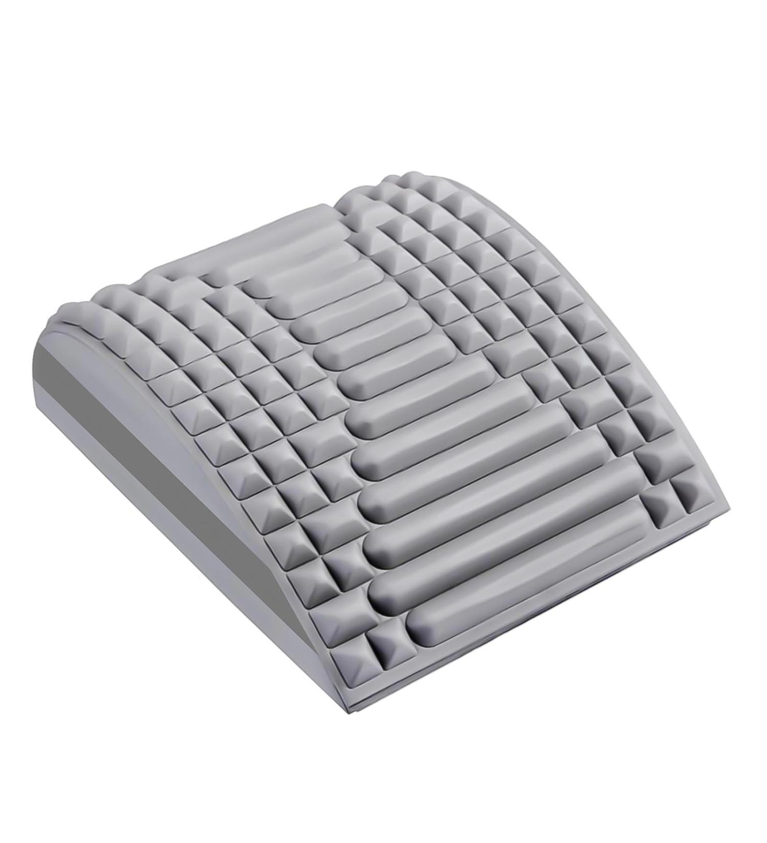 Yrangeee 2-in-1 Back Extensor & Neck Extension | Pain Relief Stretcher & Massager for Lower Back & Neck | Yoga Relaxation Tool - Grau - Buy Online on GoSupps.com