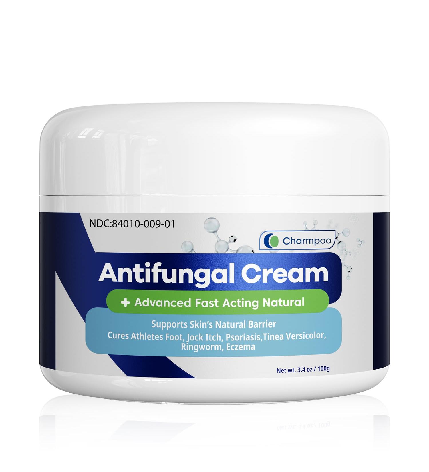 Extra Strength Antifungal Cream for Jock Itch & Itchy Skin Relief - Ringworm & Athlete's Foot Treatment - 3.4 oz - Buy Online on GoSupps.com