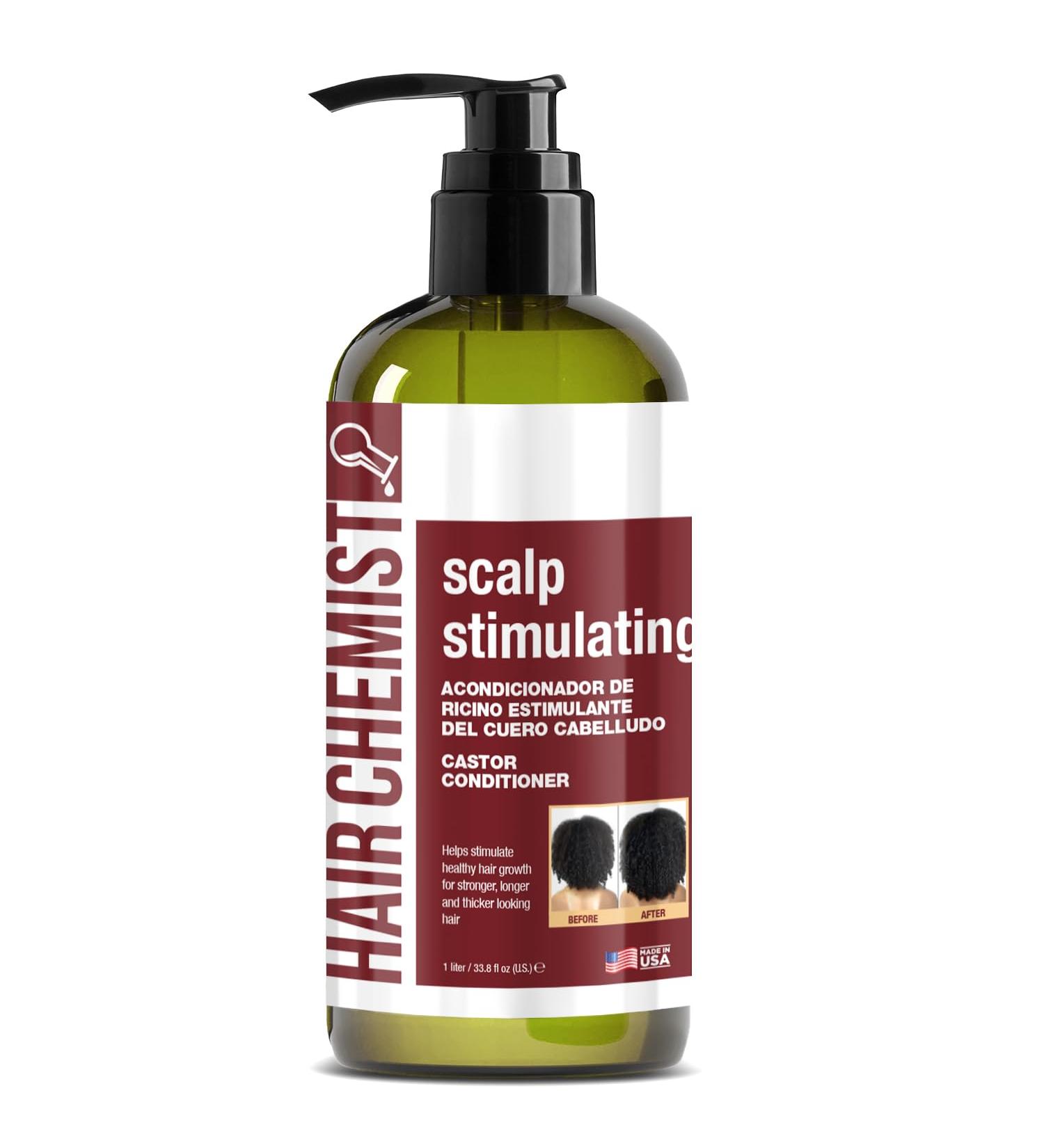 Hair Chemist Scalp Stimulating Castor Oil Conditioner 33.8 oz | Nourishing Castor Oil Hair Treatment for All Hair Types - International Shipping Available - Buy Online on GoSupps.com