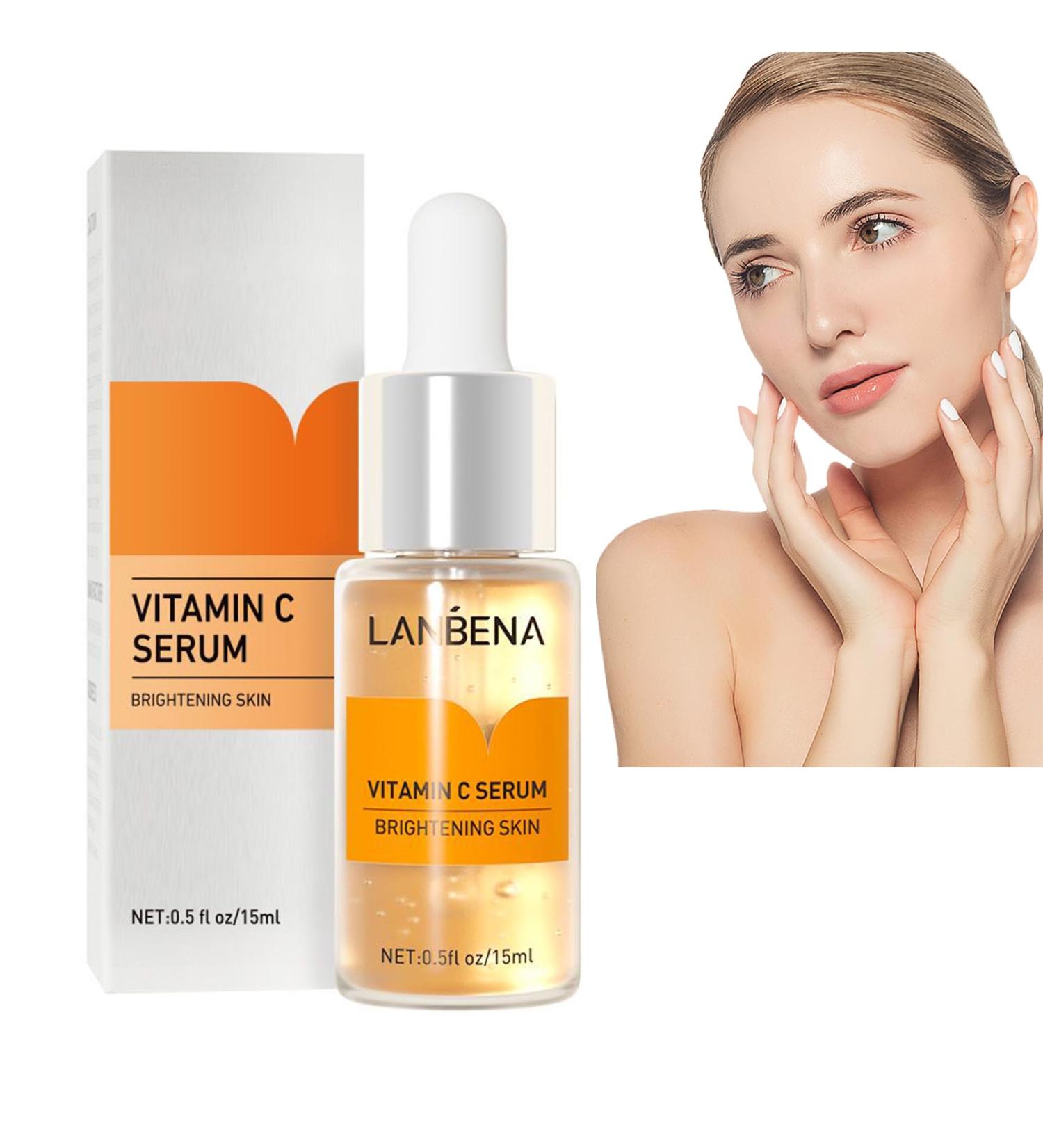 Vitamin C Serum For Face Vitamin C Serum With Hyaluronic Acid And Glycerol Boost Skin Collagen Anti Aging Serum Anti Wrinkle Facial Serum Anti-Aging Wrinkles Dark Spots Facial Skin Care - Buy Online on GoSupps.com