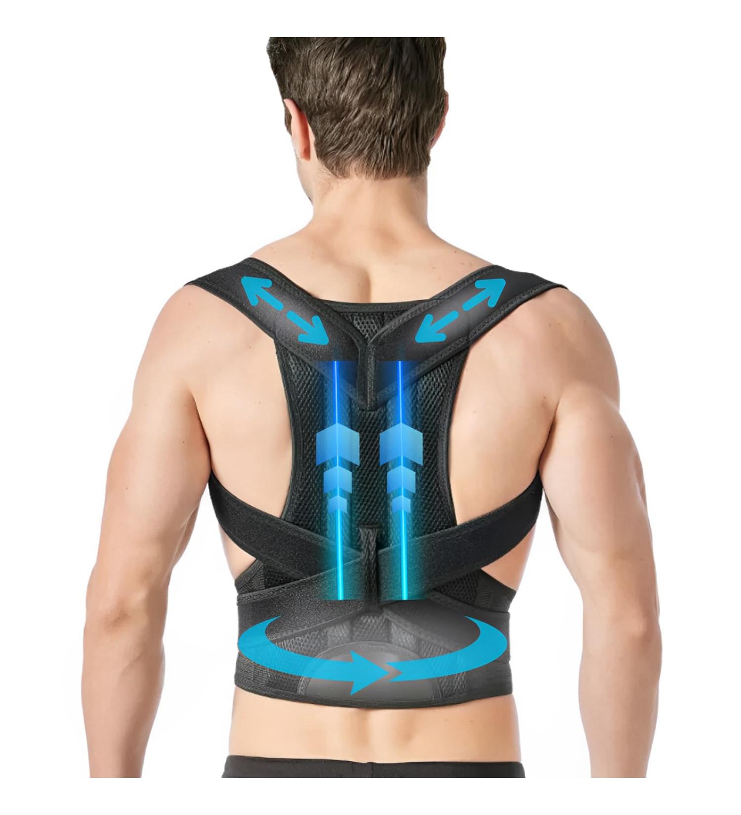 Ergonomic Back Correction Belt - Improve Posture & Relieve Pain | Large Size for All Body Types - Buy Online on GoSupps.com