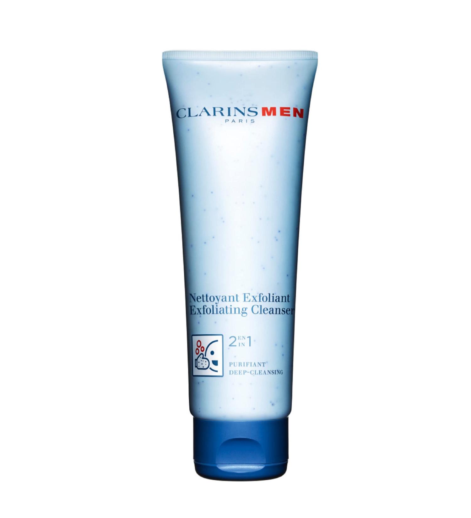CLARINSMEN Exfoliator Cleanser | Exfoliating Face Wash For Men | Deeply Cleanses Impurities and Clears Out Clogged Pores | Contains Salicylic Acid | All Skin Types | 4.4 Ounces - Buy Online on GoSupps.com