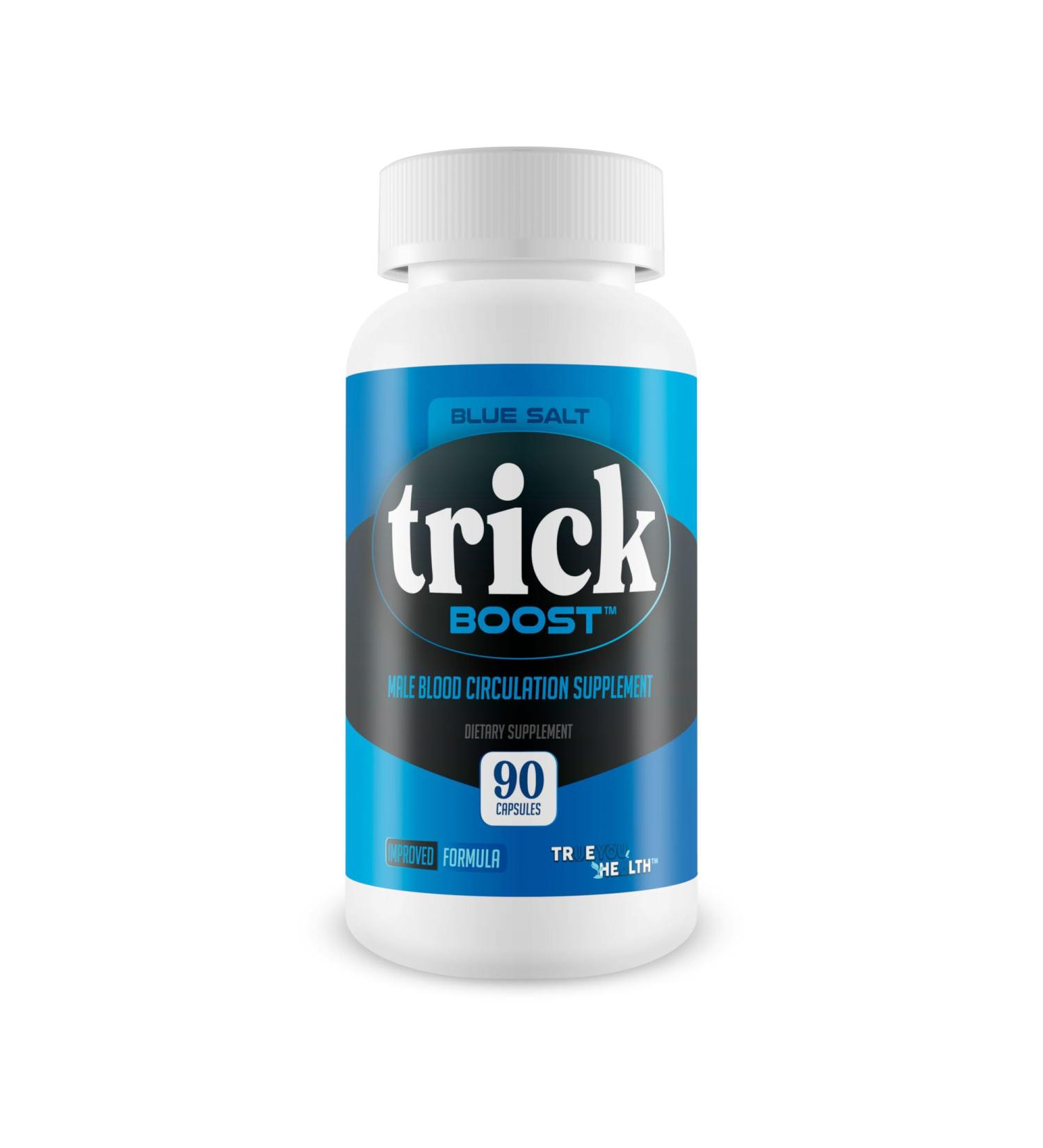 Blue Salt Trick Boost - Our Best Blood Flow Supplement - Poor Circulation Support - Better Blood Flow Care - Blood Circulation Titan Boost Dietary Supplement - Advanced Blood Flow 7 Simple Salt Trick 1 - Buy Online on GoSupps.com