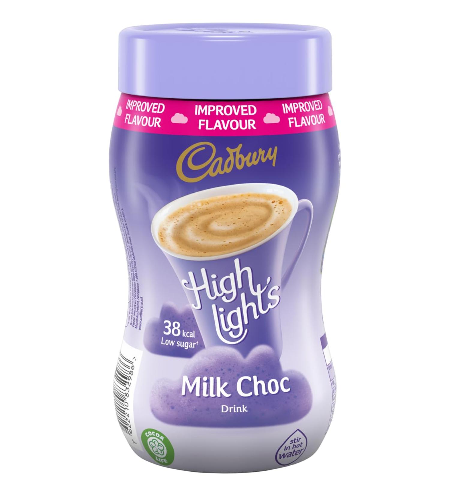 Cadbury Highlights Milk Hot Chocolate 220g - Buy Online on GoSupps.com