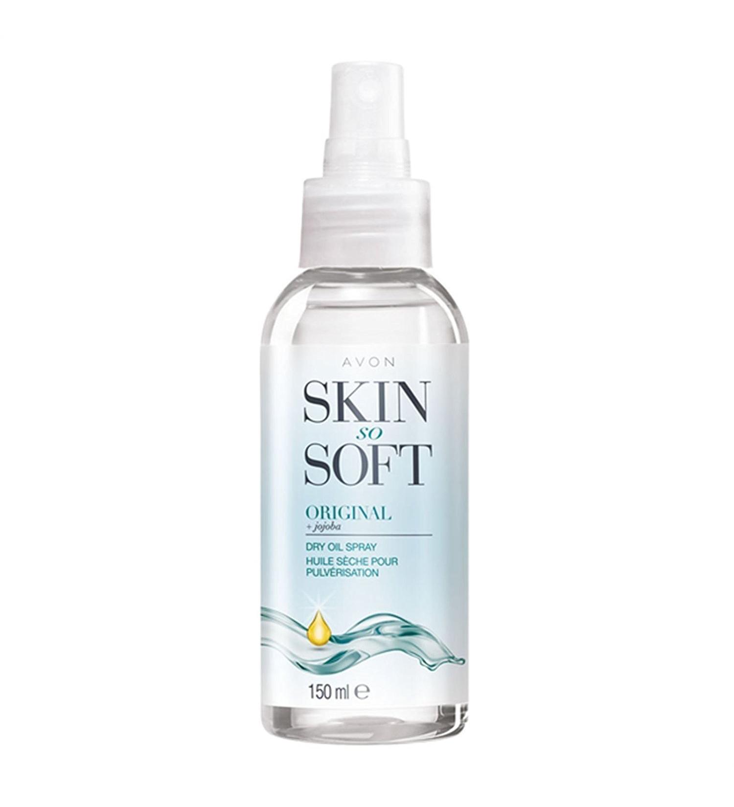 Avon SKIN SO SOFT Original Dry Oil Body Spray with Jojoba