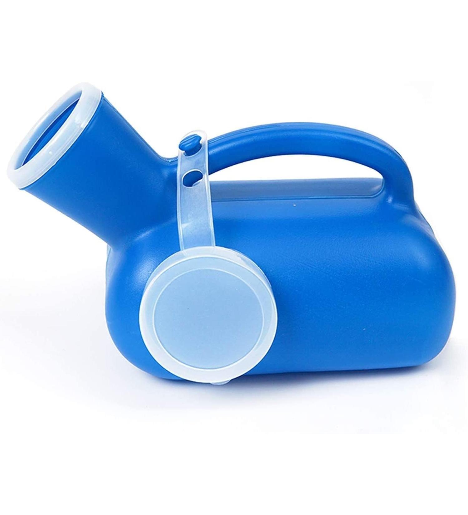 Male Urinal 1000ML Male Urinal Portable Mens Potty Pee Bottle Collector Travel Toilet Blue - Buy Online on GoSupps.com
