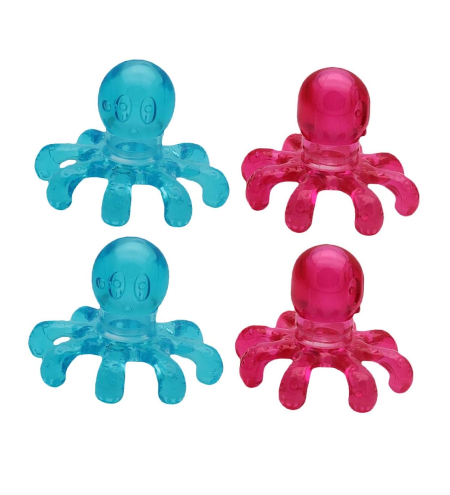 Tovinanna Portable 4-Piece Massage Device Set | Scalp Massage Brush & Hair Care Accessories | Circulation Promoting Head Scratch Tool - 11.00x8.50cm - Buy Online on GoSupps.com