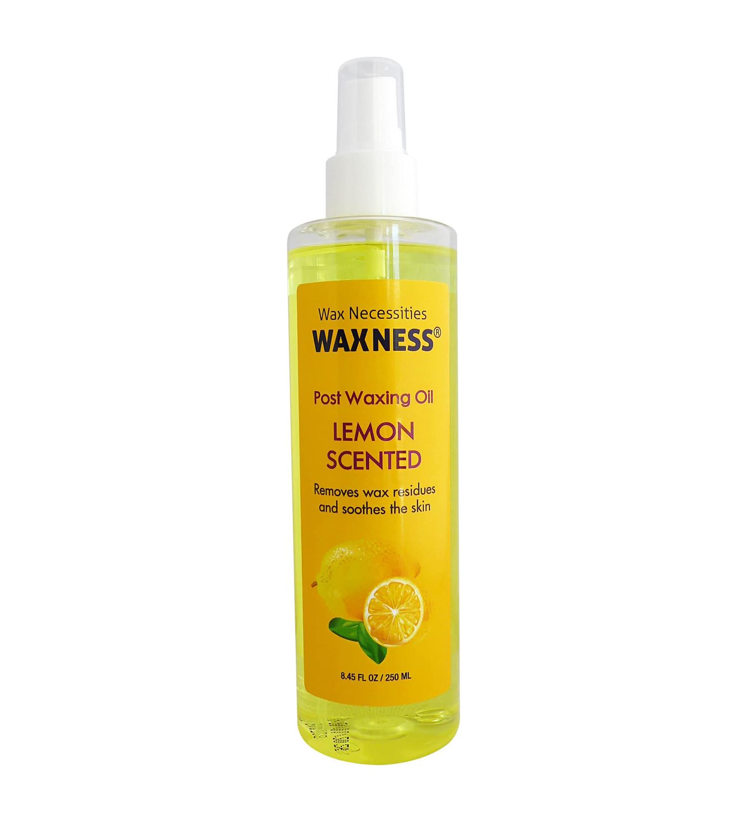 Wax Necessities Post Waxing Oil Lemon Scented 8.45 Ounces