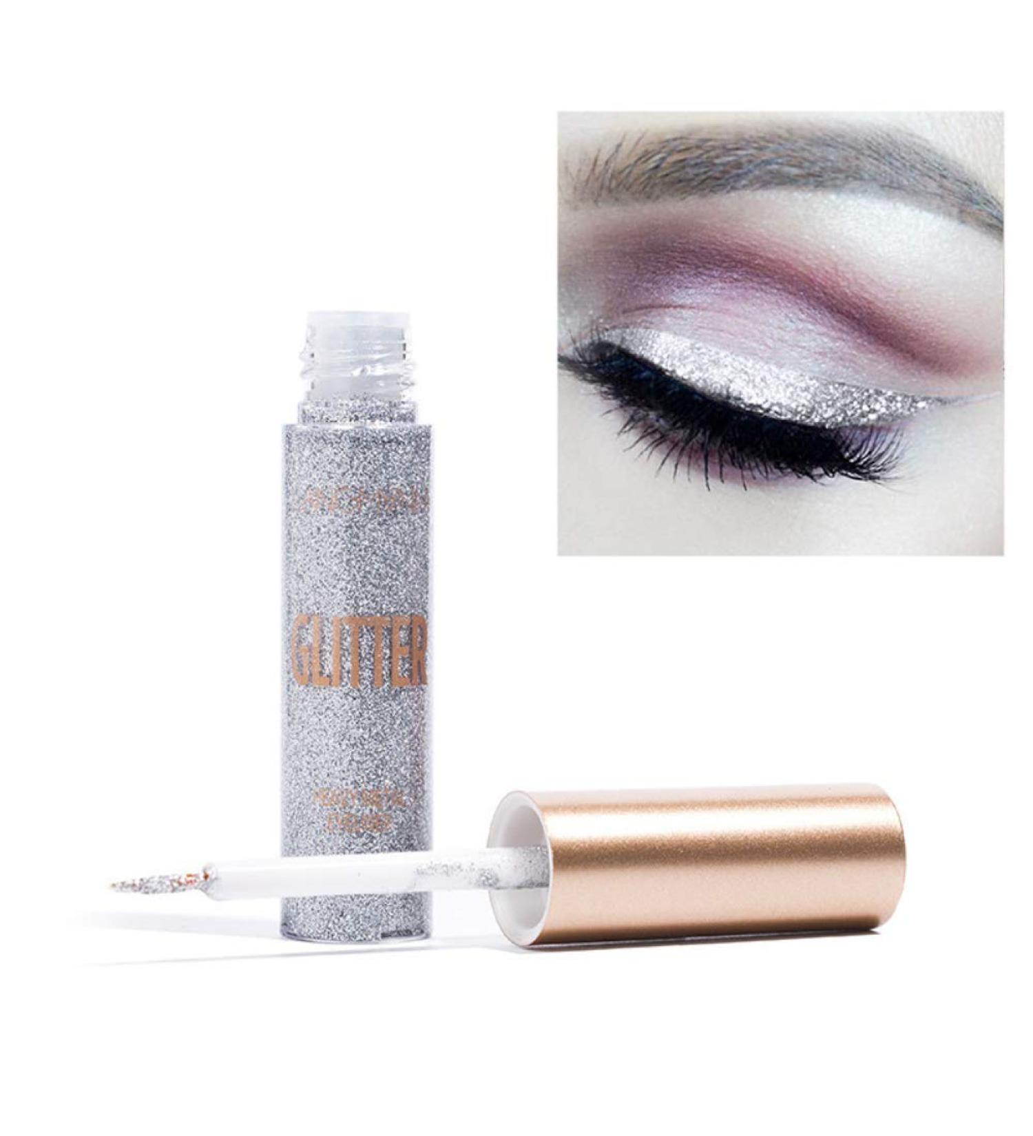 Buy Allbesta Glitter Waterproof Liquid Eyeliner #02GARNET - Long Lasting Makeup Eye Shadow Pen - International Shipping Available - Buy Online on GoSupps.com