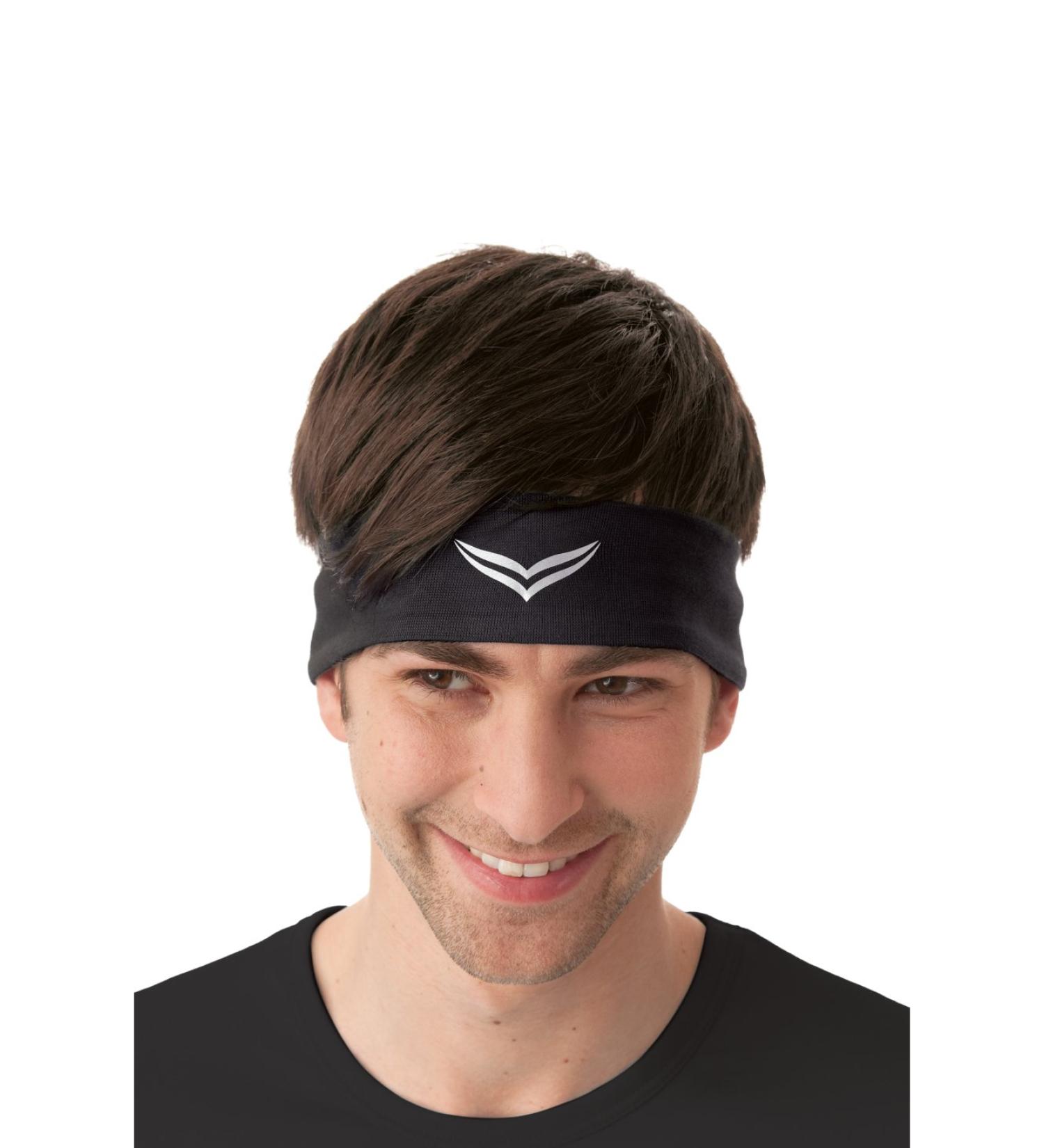 Trigema Men's 602007 Headband - Black (One Size) | Best Quality Headwear for Ultimate Comfort - Buy Online on GoSupps.com